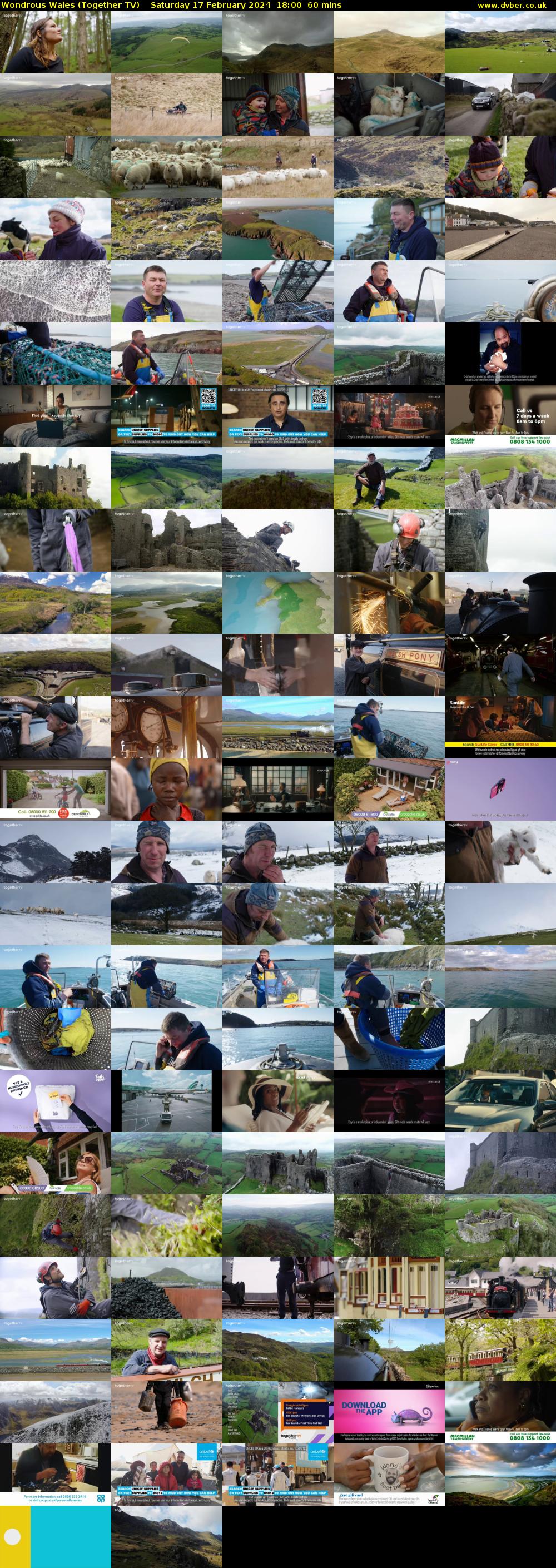 Wondrous Wales (Together TV) Saturday 17 February 2024 18:00 - 19:00