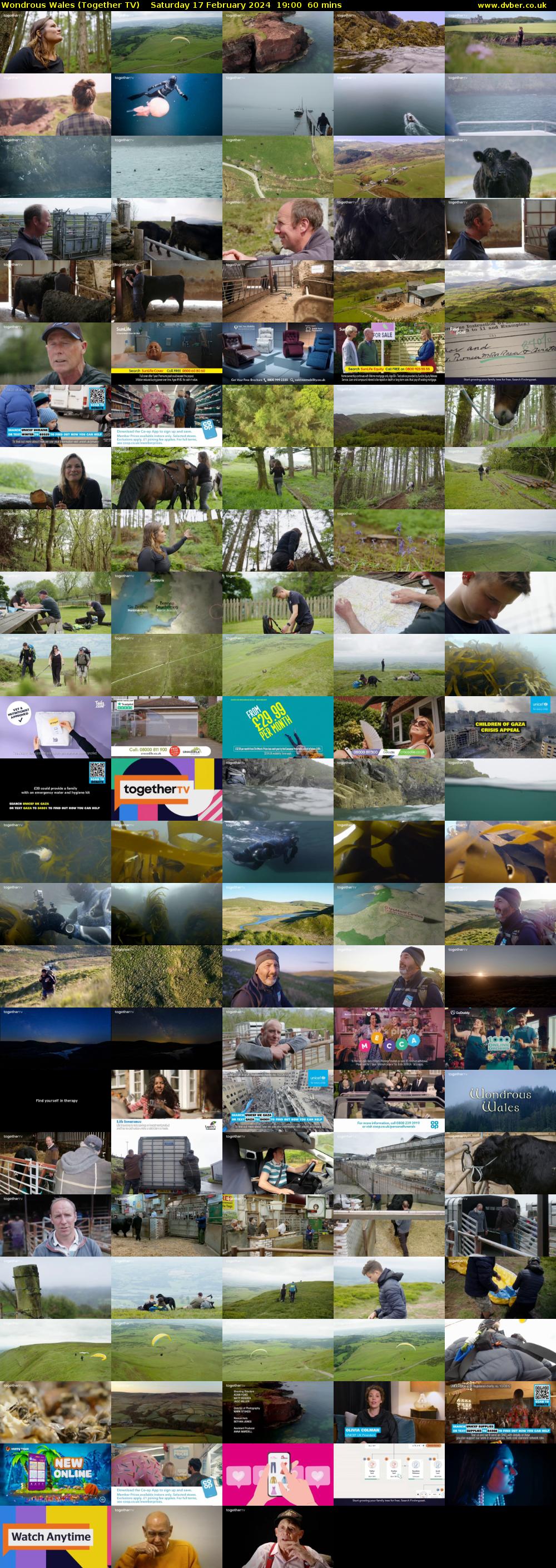 Wondrous Wales (Together TV) Saturday 17 February 2024 19:00 - 20:00
