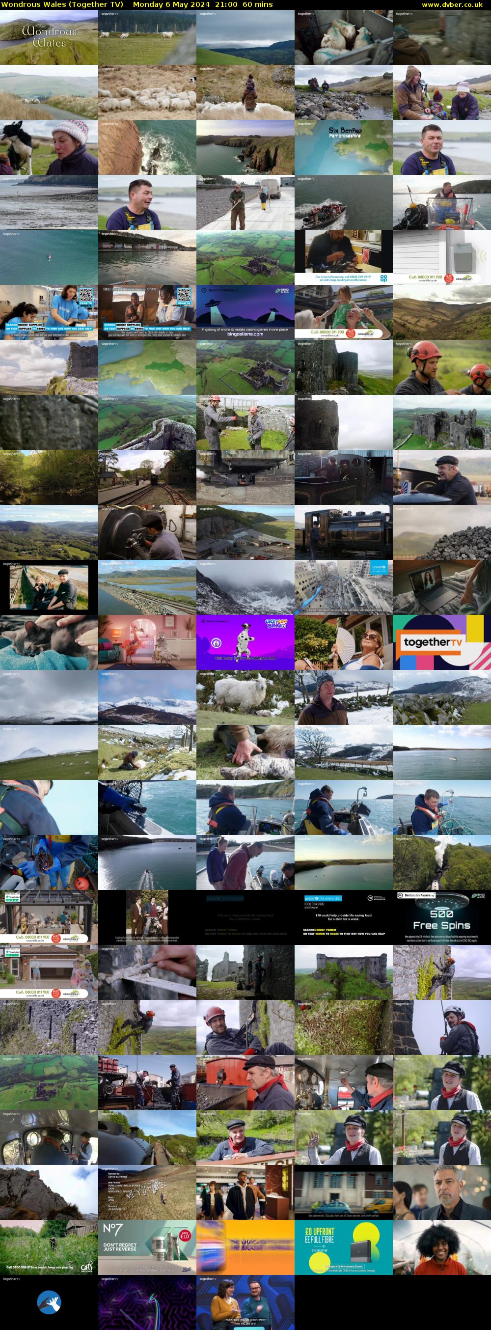 Wondrous Wales (Together TV) Monday 6 May 2024 21:00 - 22:00