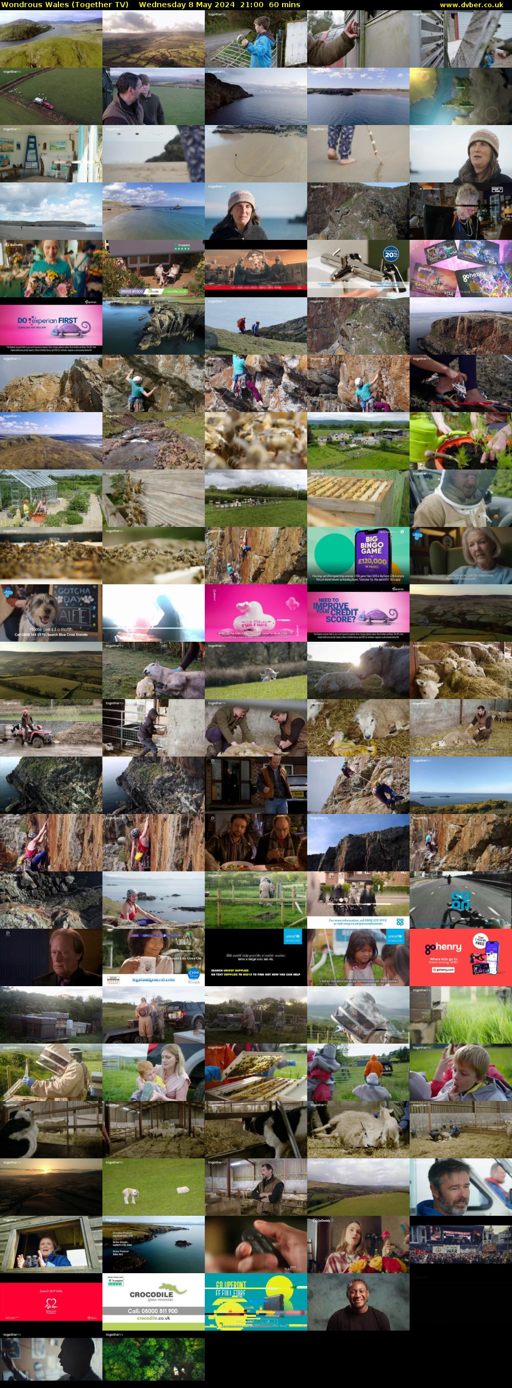 Wondrous Wales (Together TV) Wednesday 8 May 2024 21:00 - 22:00