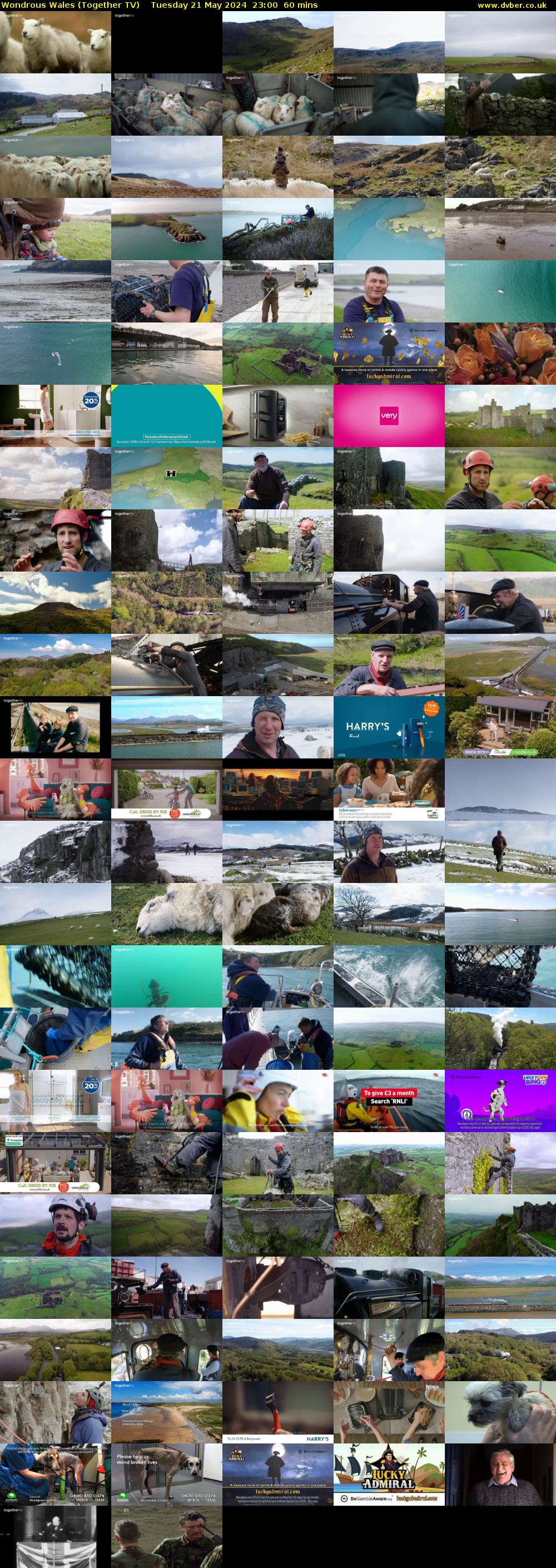 Wondrous Wales (Together TV) Tuesday 21 May 2024 23:00 - 00:00