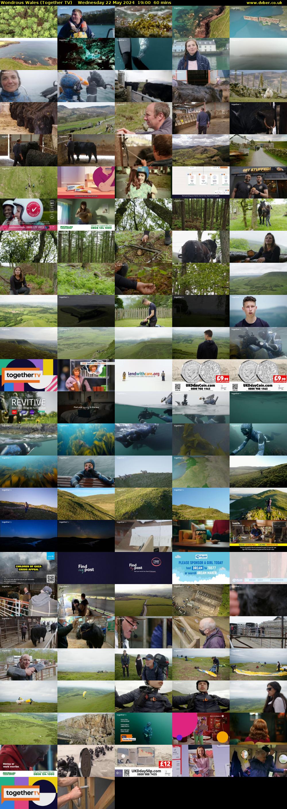Wondrous Wales (Together TV) Wednesday 22 May 2024 19:00 - 20:00