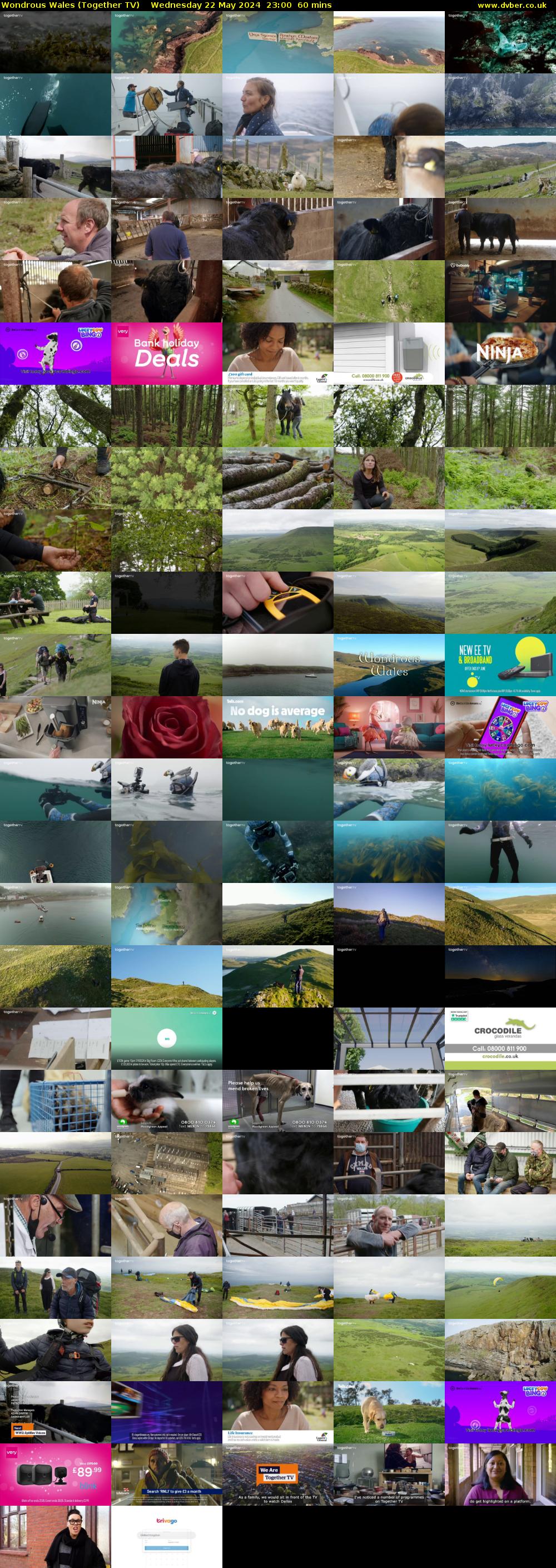 Wondrous Wales (Together TV) Wednesday 22 May 2024 23:00 - 00:00