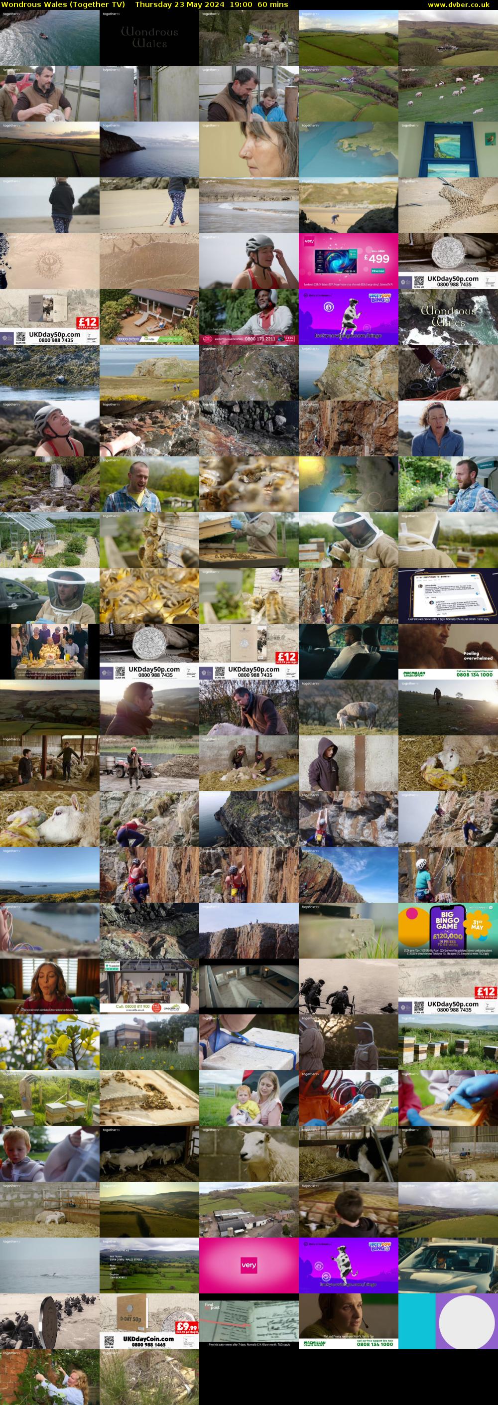 Wondrous Wales (Together TV) Thursday 23 May 2024 19:00 - 20:00