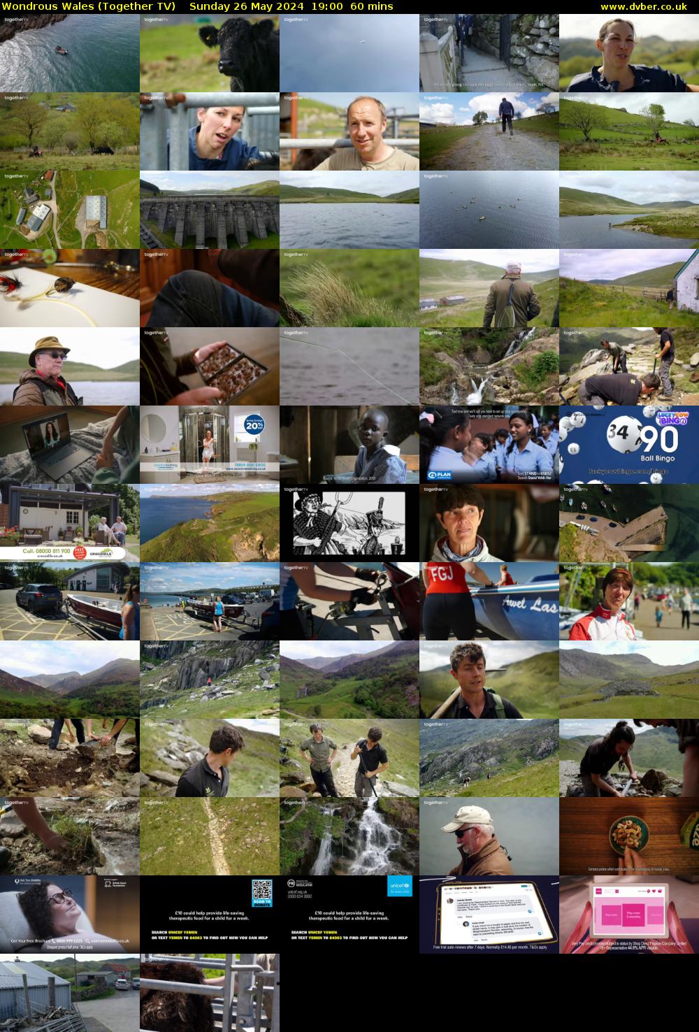Wondrous Wales (Together TV) Sunday 26 May 2024 19:00 - 20:00