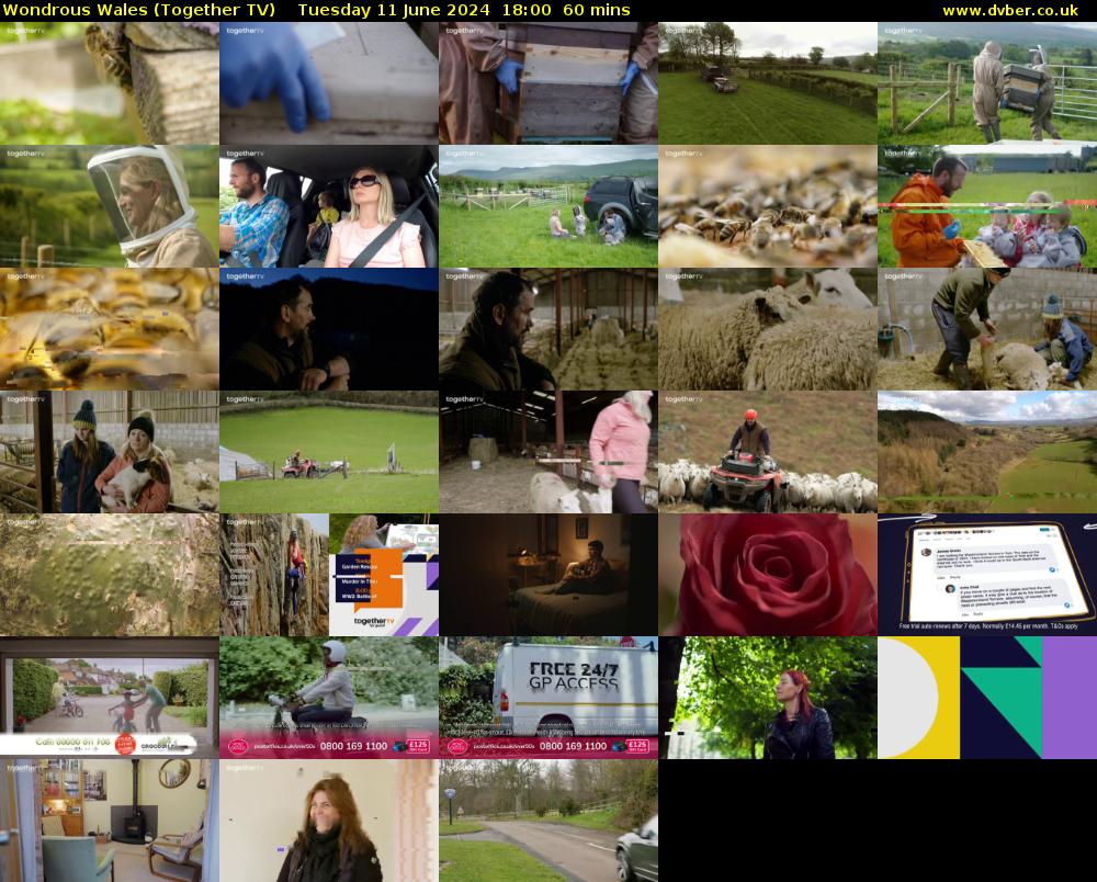 Wondrous Wales (Together TV) Tuesday 11 June 2024 18:00 - 19:00
