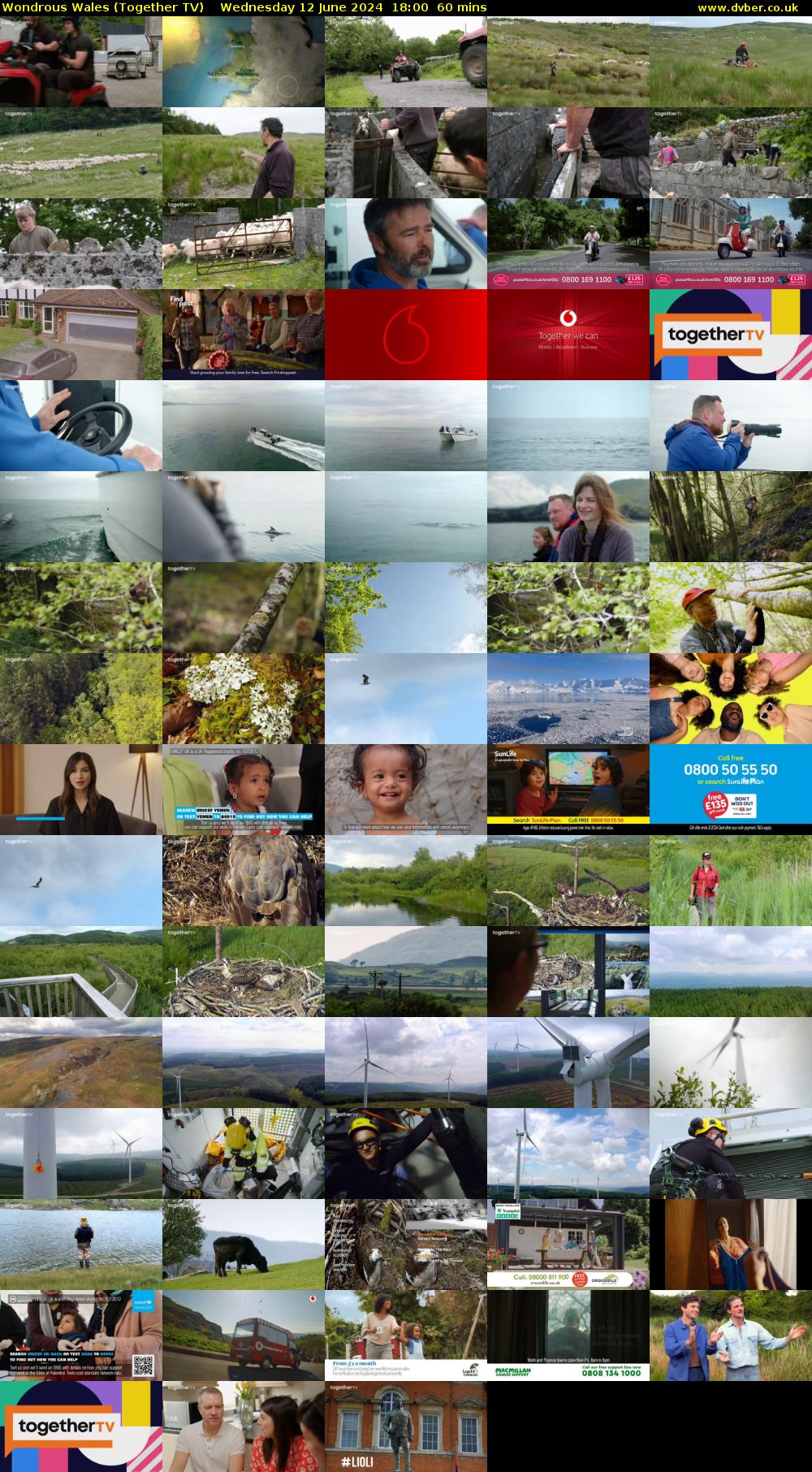 Wondrous Wales (Together TV) Wednesday 12 June 2024 18:00 - 19:00