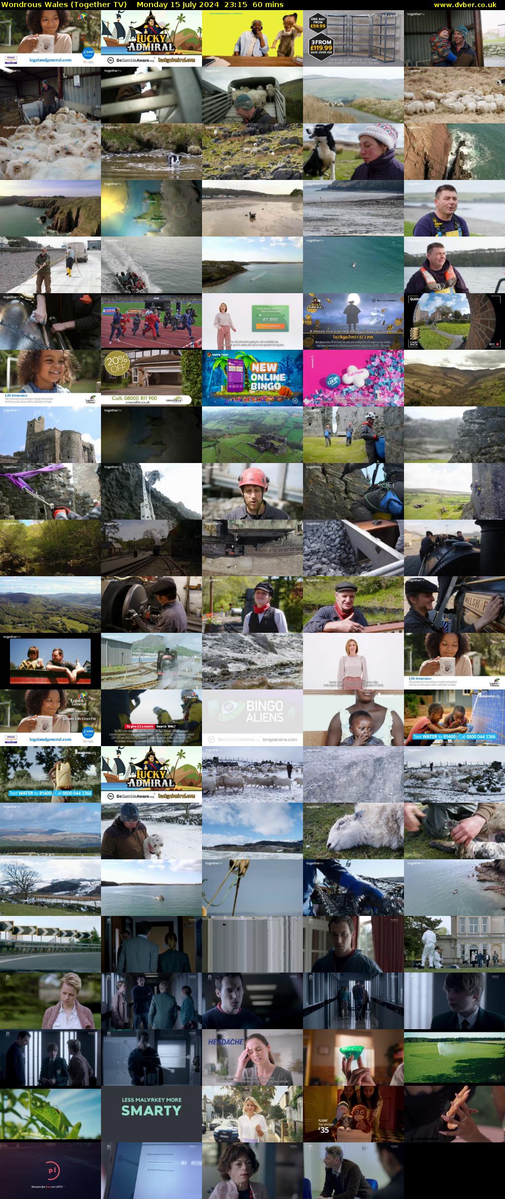 Wondrous Wales (Together TV) Monday 15 July 2024 23:15 - 00:15