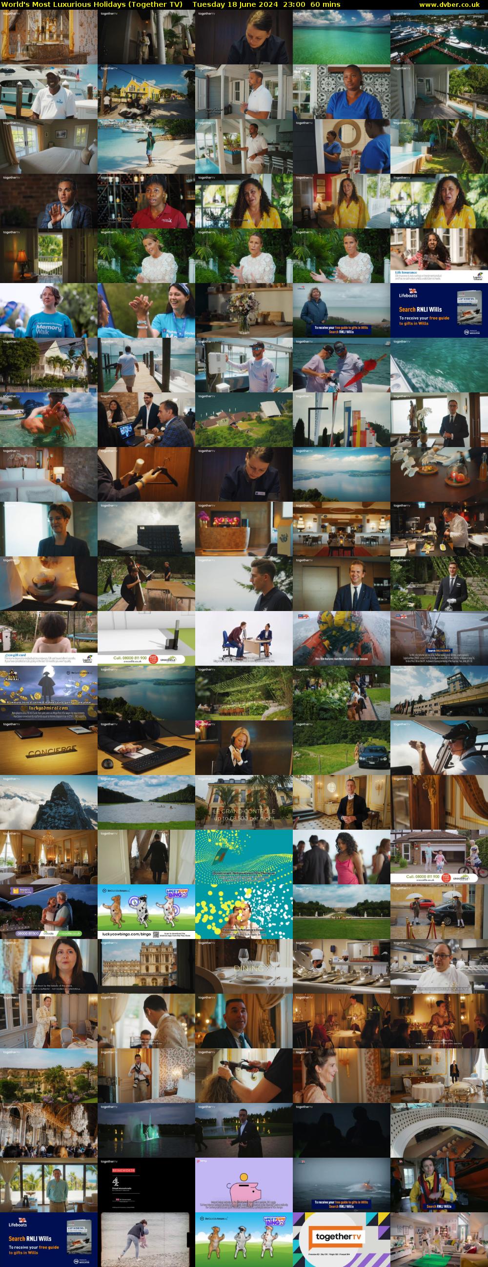World's Most Luxurious Holidays (Together TV) Tuesday 18 June 2024 23:00 - 00:00
