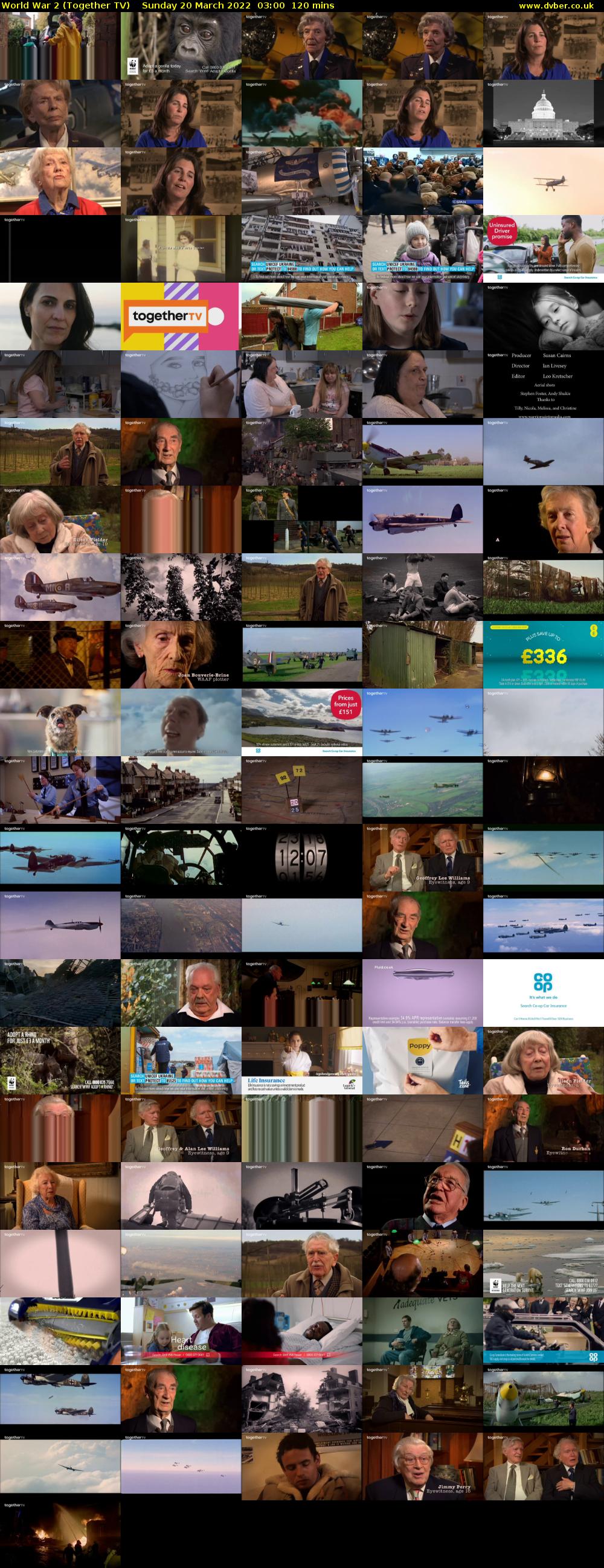 World War 2 (Together TV) Sunday 20 March 2022 03:00 - 05:00