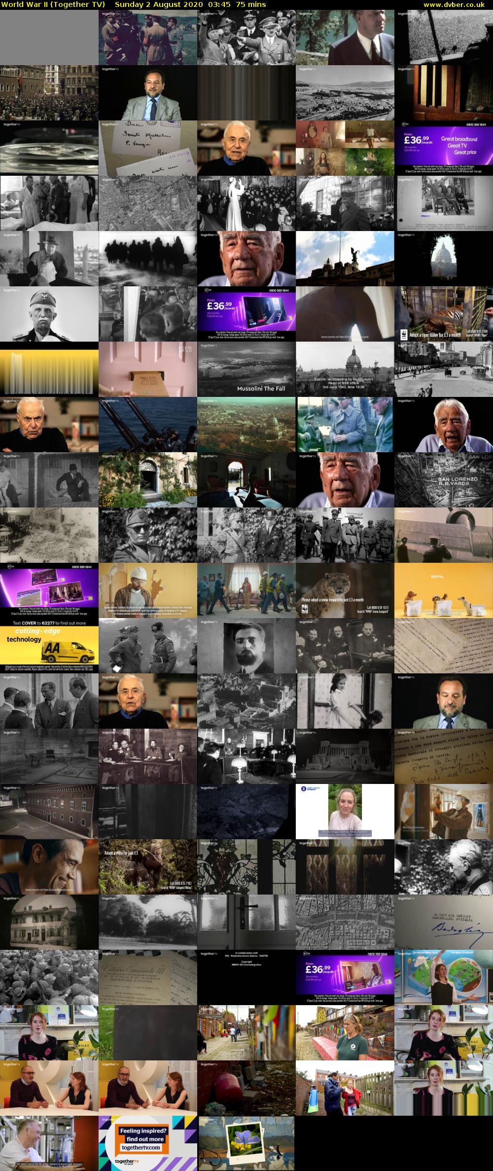 World War II (Together TV) Sunday 2 August 2020 03:45 - 05:00