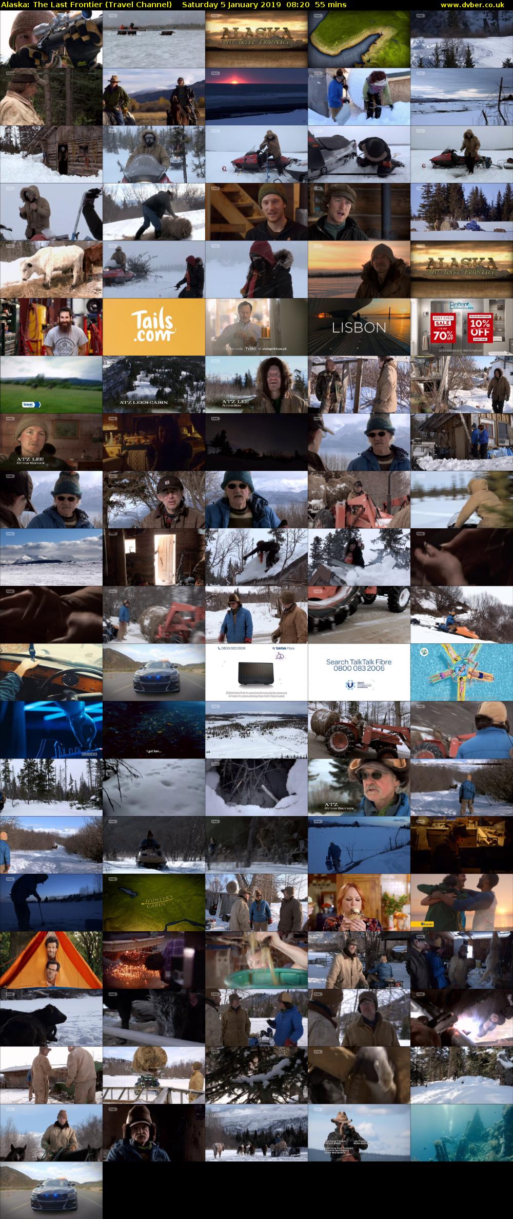 Alaska: The Last Frontier (Travel Channel) Saturday 5 January 2019 08:20 - 09:15