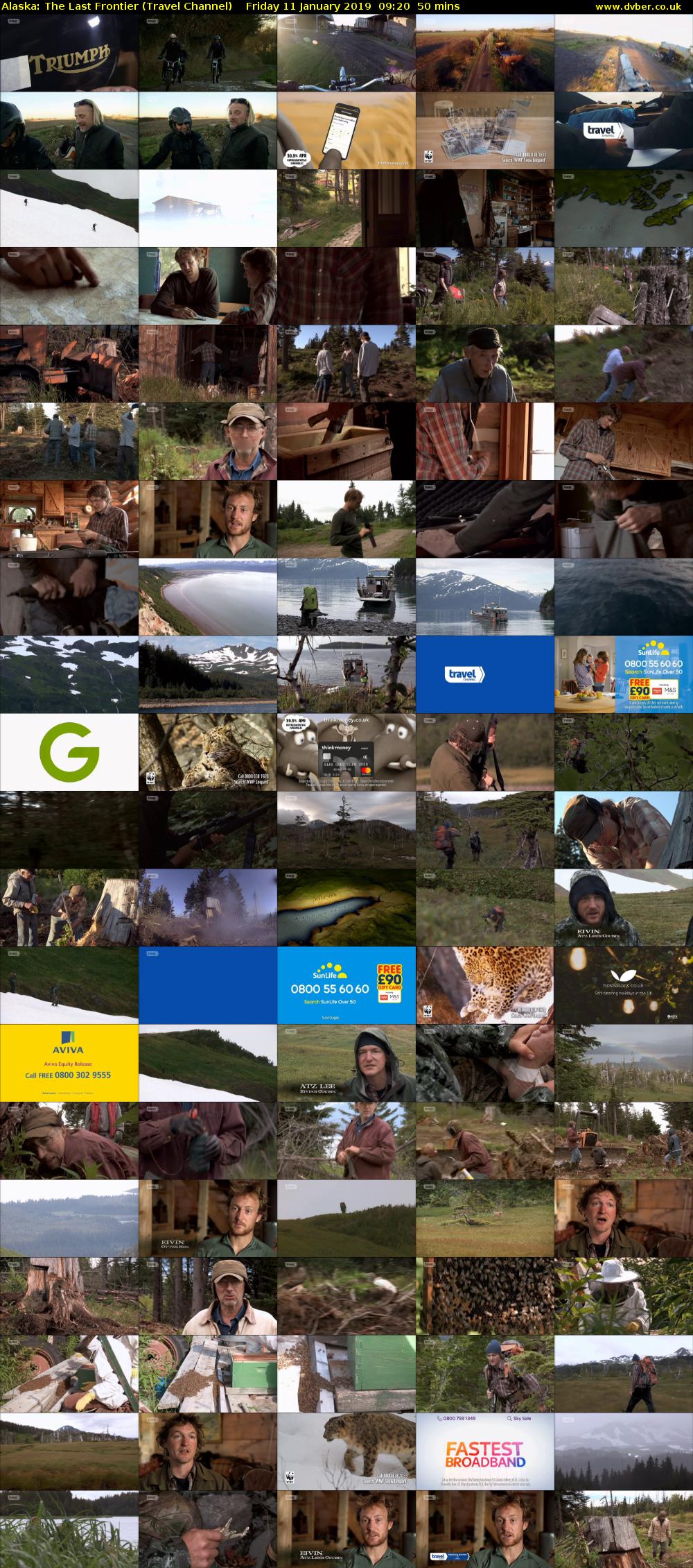 Alaska: The Last Frontier (Travel Channel) Friday 11 January 2019 09:20 - 10:10