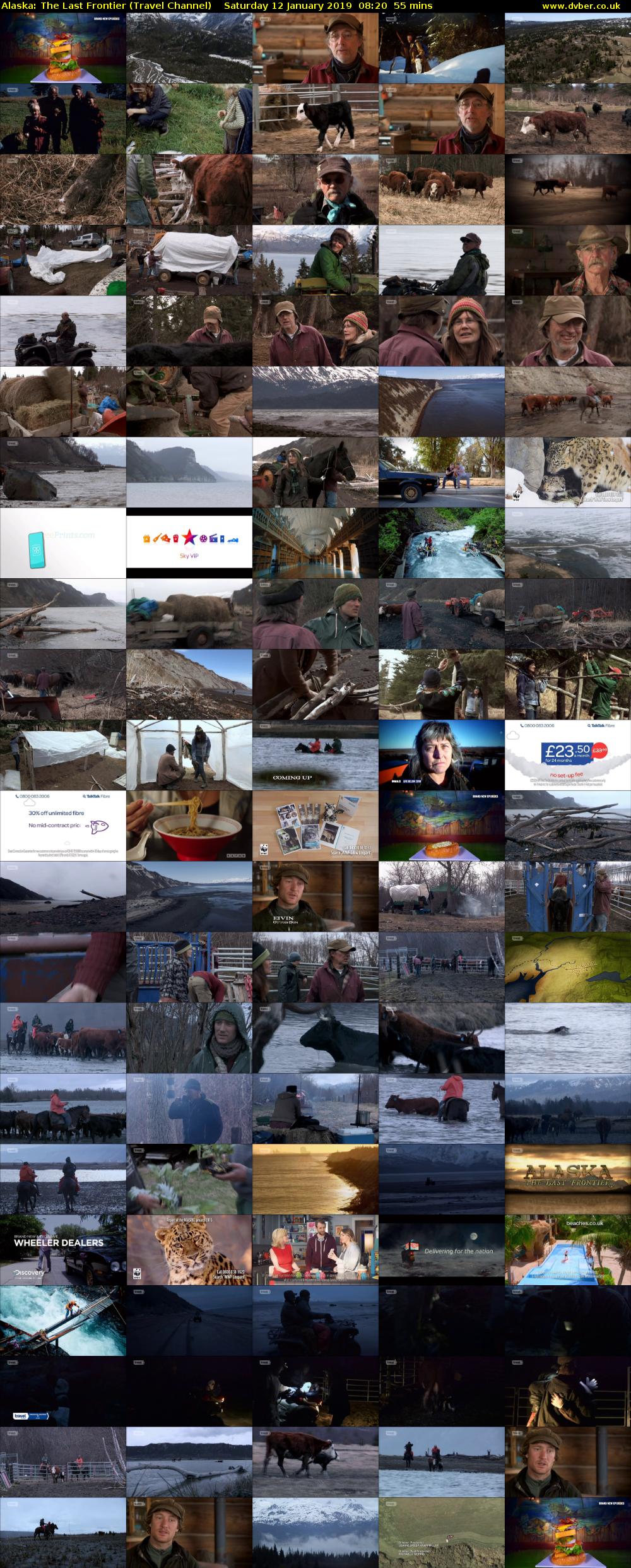 Alaska: The Last Frontier (Travel Channel) Saturday 12 January 2019 08:20 - 09:15
