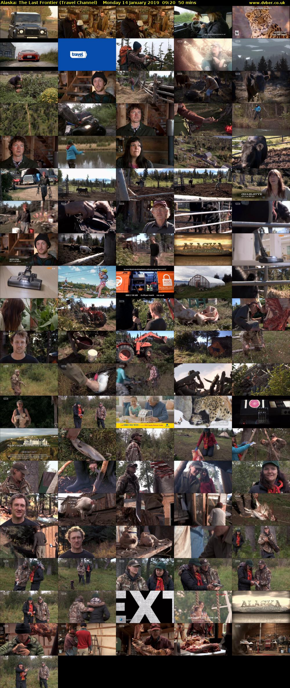 Alaska: The Last Frontier (Travel Channel) Monday 14 January 2019 09:20 - 10:10