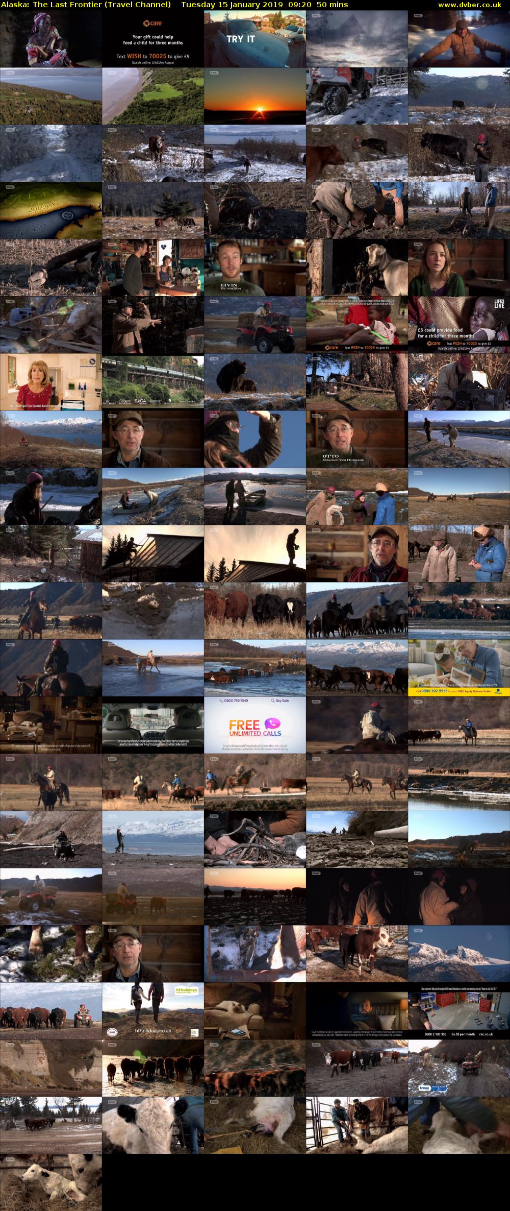 Alaska: The Last Frontier (Travel Channel) Tuesday 15 January 2019 09:20 - 10:10