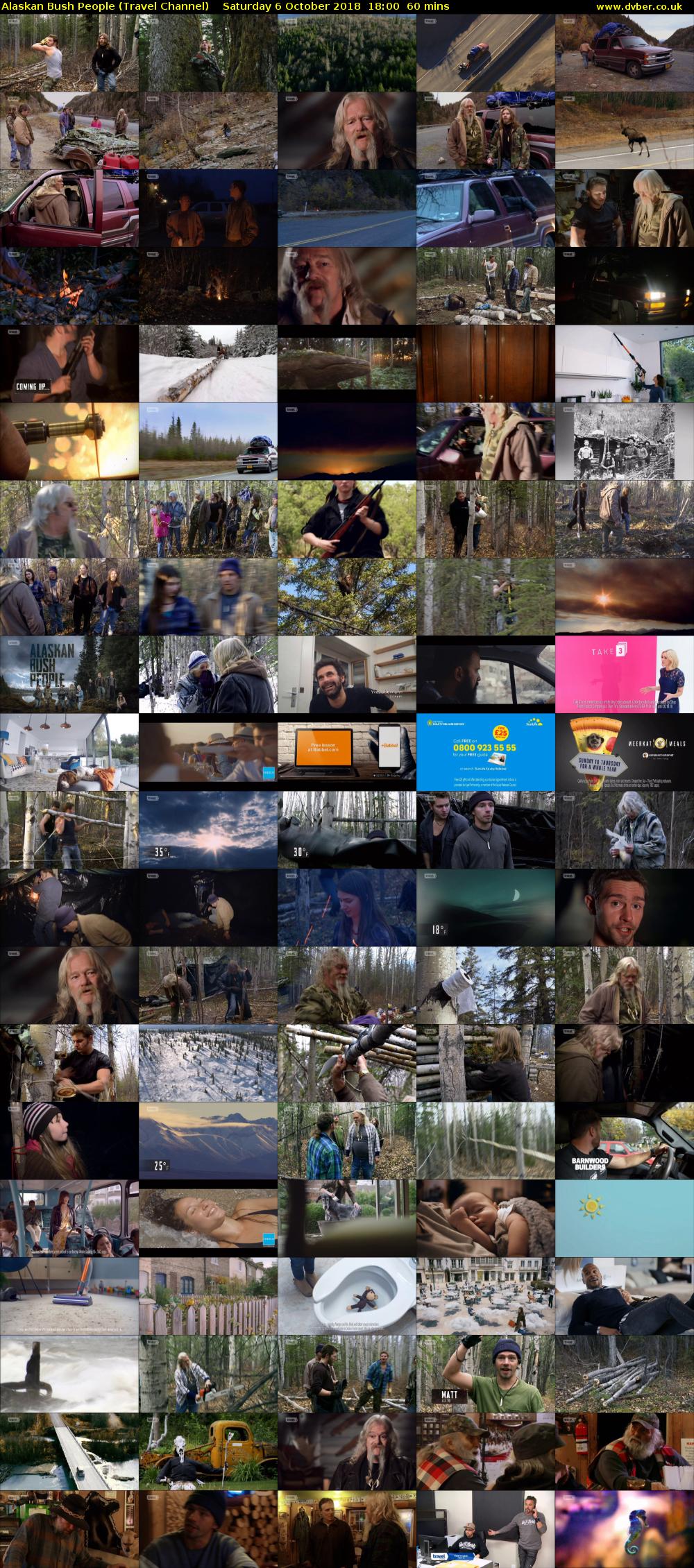 Alaskan Bush People (Travel Channel) Saturday 6 October 2018 18:00 - 19:00