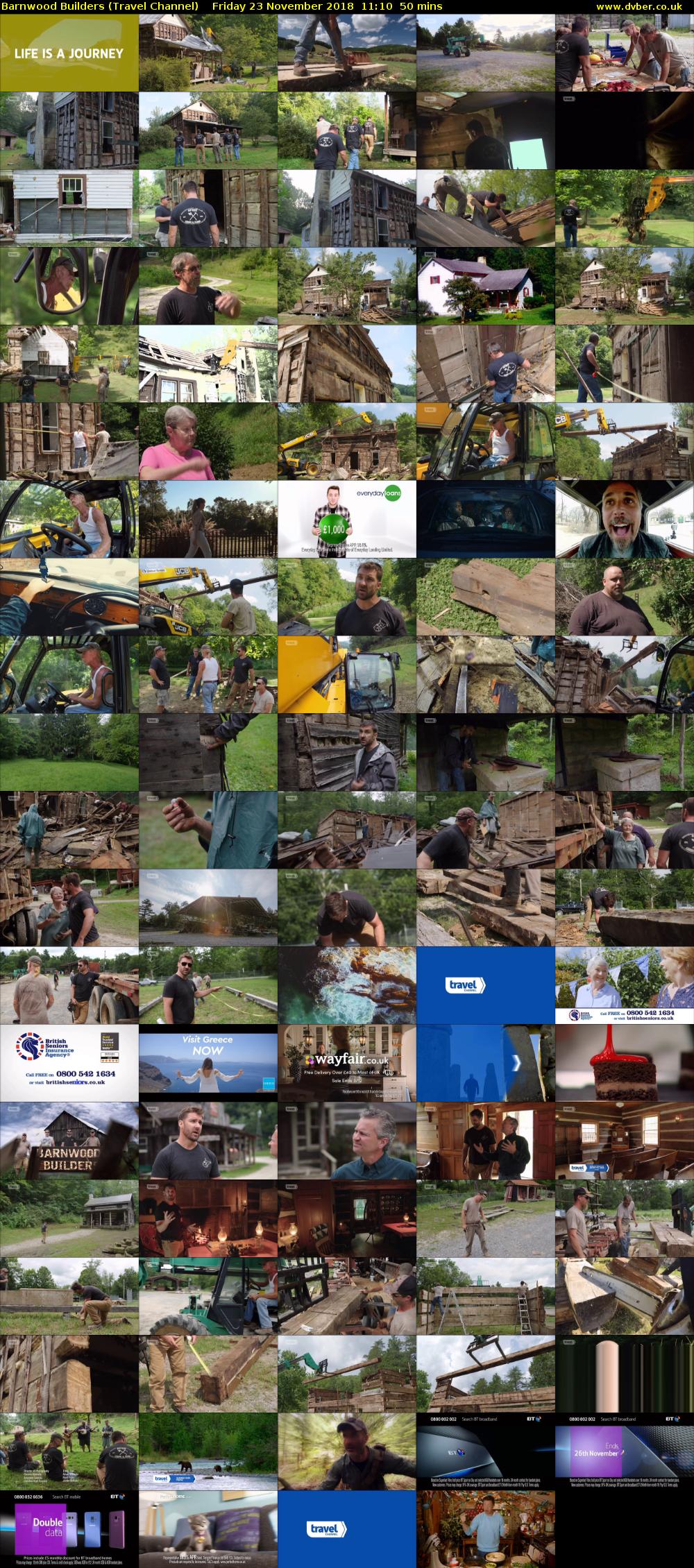 Barnwood Builders (Travel Channel) Friday 23 November 2018 11:10 - 12:00