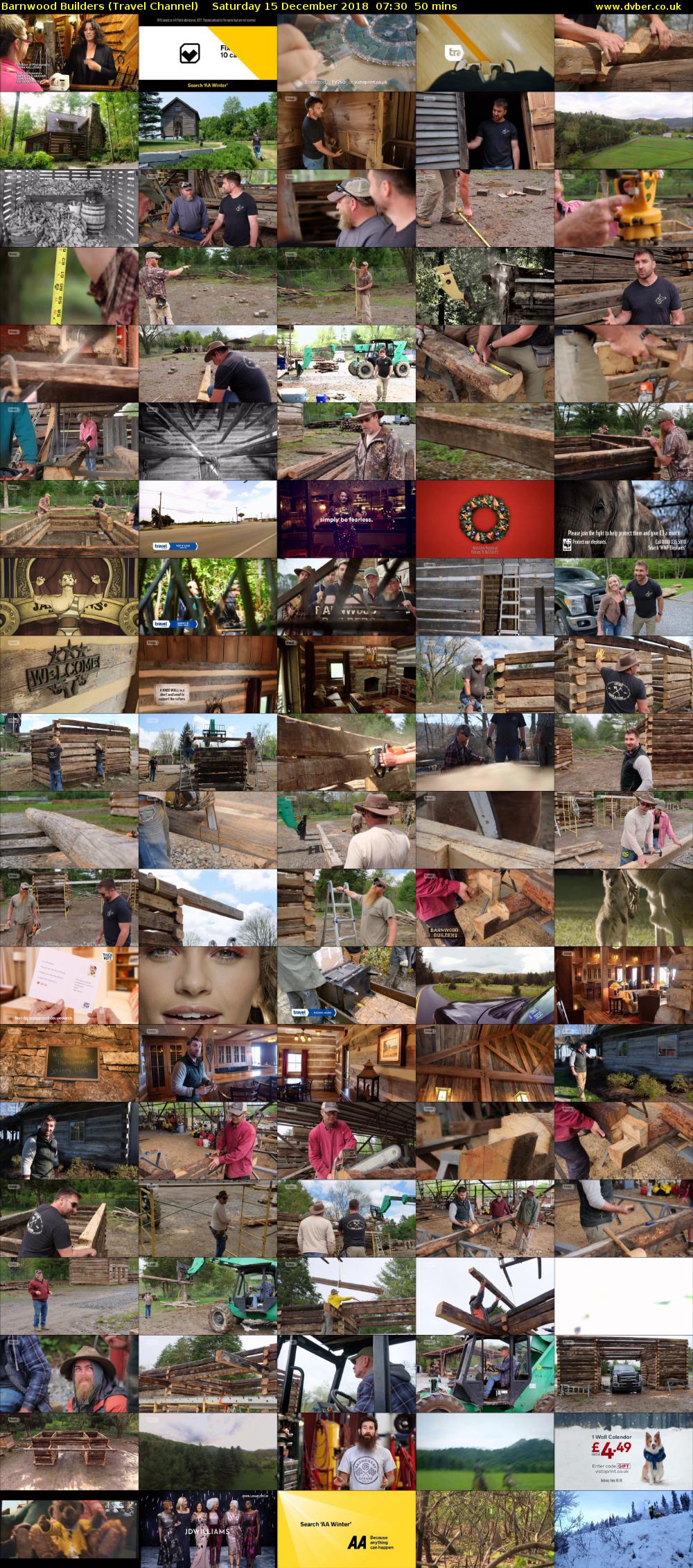 Barnwood Builders (Travel Channel) Saturday 15 December 2018 07:30 - 08:20