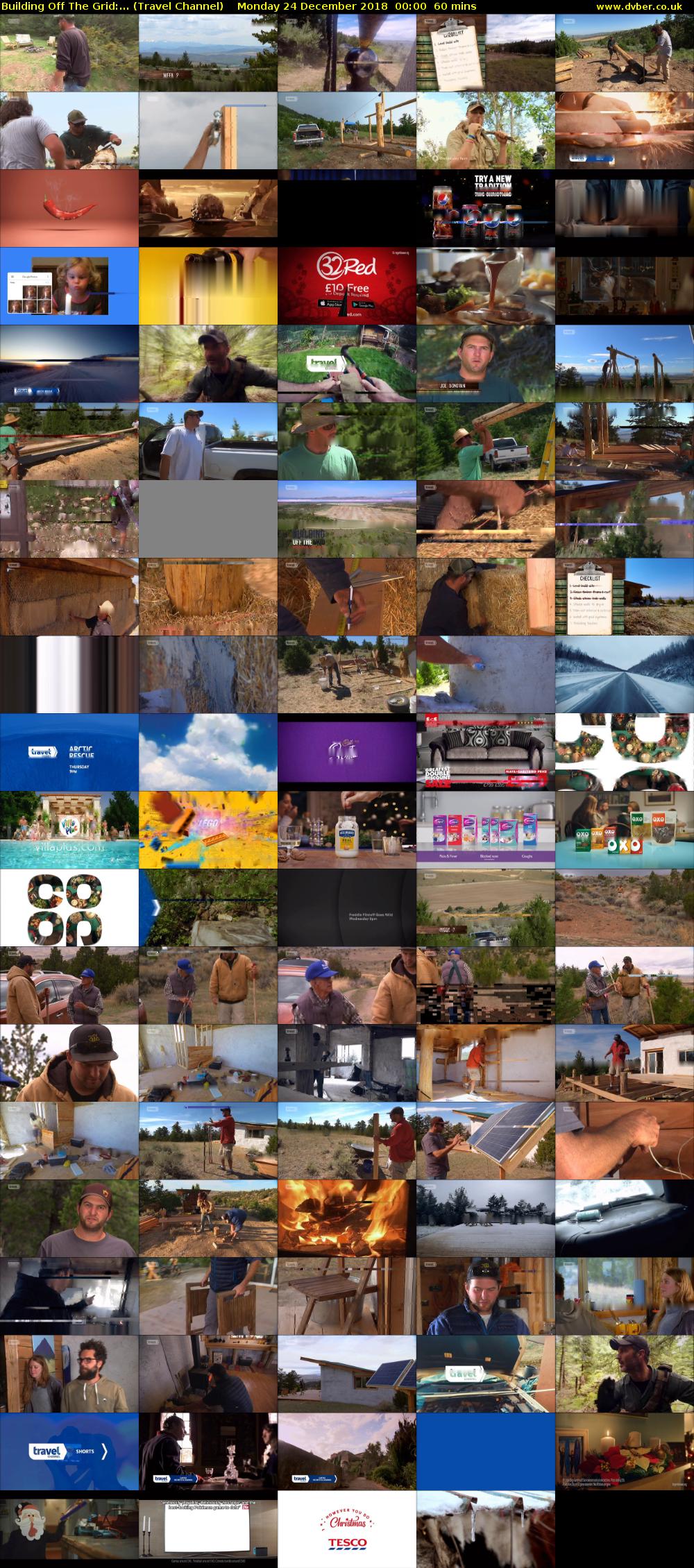 Building Off The Grid:... (Travel Channel) Monday 24 December 2018 00:00 - 01:00