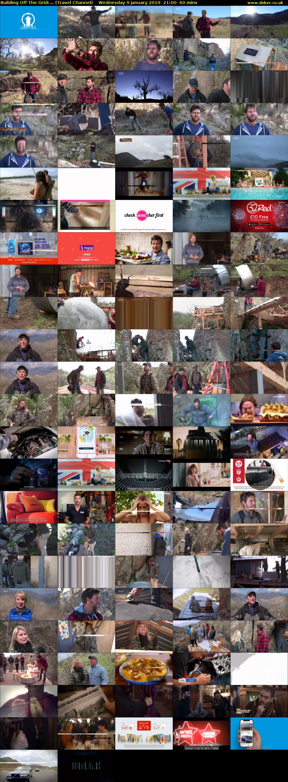 Building Off The Grid:... (Travel Channel) Wednesday 9 January 2019 21:00 - 22:00