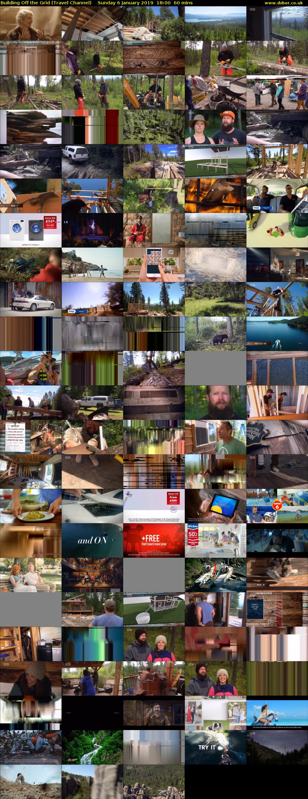 Building Off The Grid (Travel Channel) Sunday 6 January 2019 18:00 - 19:00
