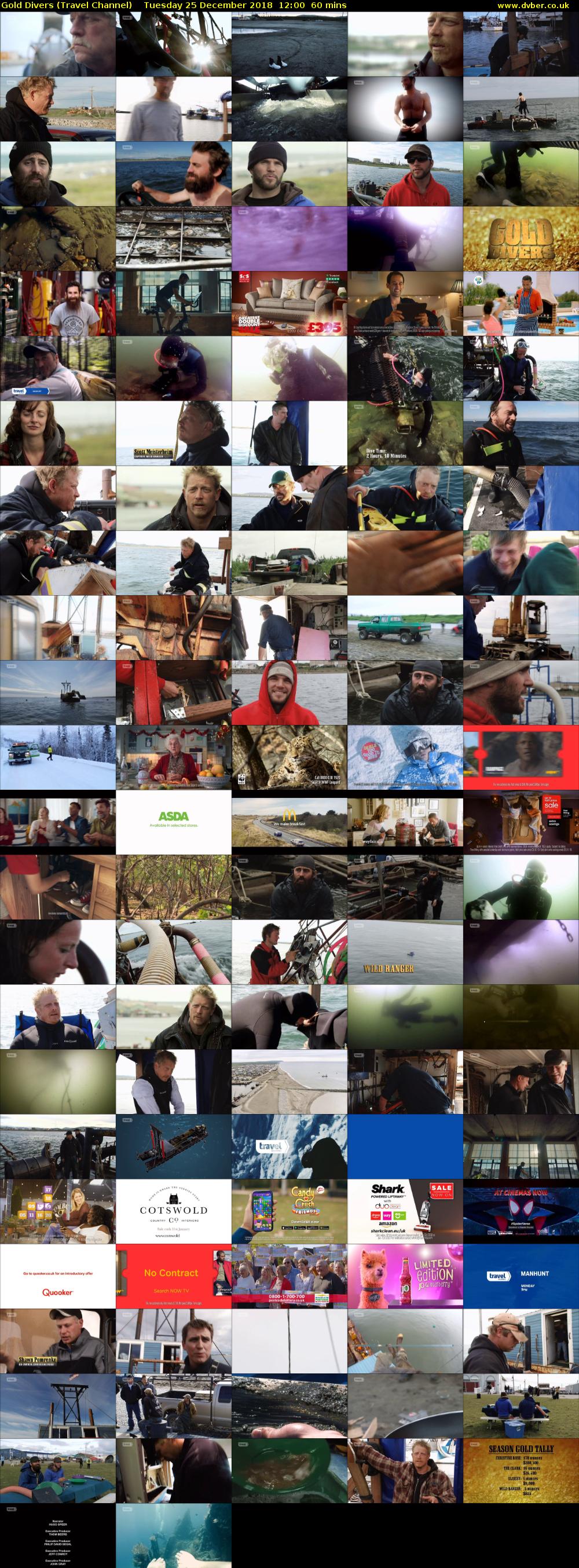 Gold Divers (Travel Channel) Tuesday 25 December 2018 12:00 - 13:00