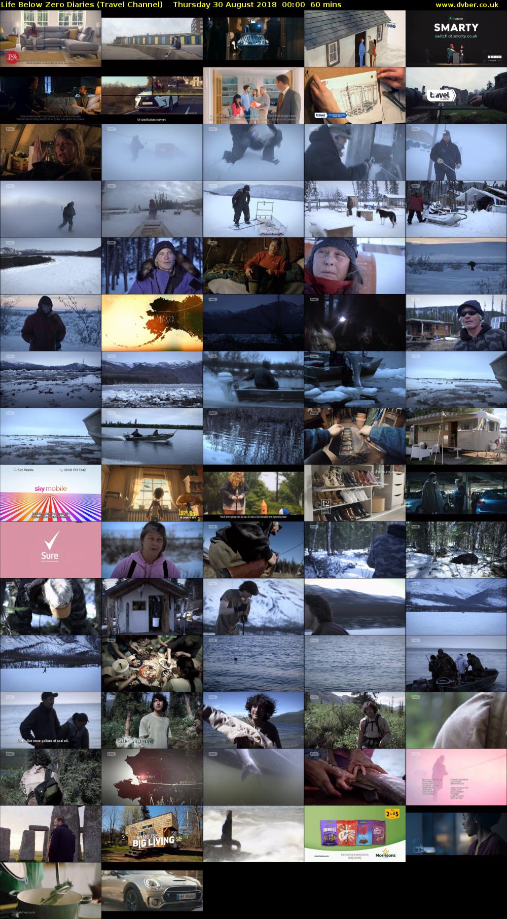 Life Below Zero Diaries (Travel Channel) Thursday 30 August 2018 00:00 - 01:00