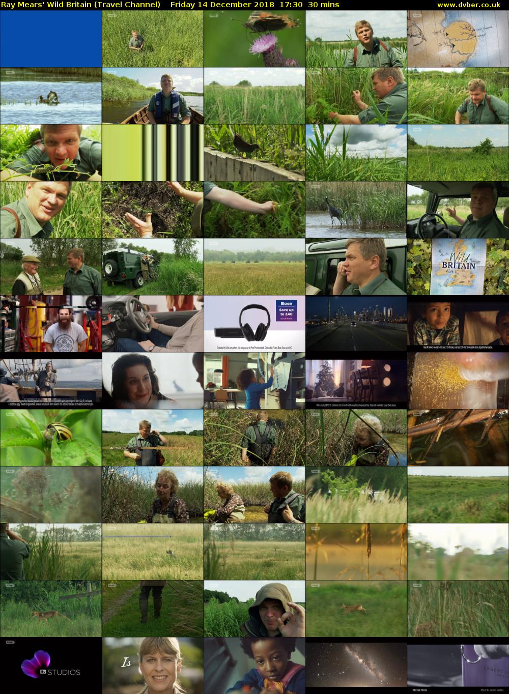 Ray Mears' Wild Britain (Travel Channel) Friday 14 December 2018 17:30 - 18:00