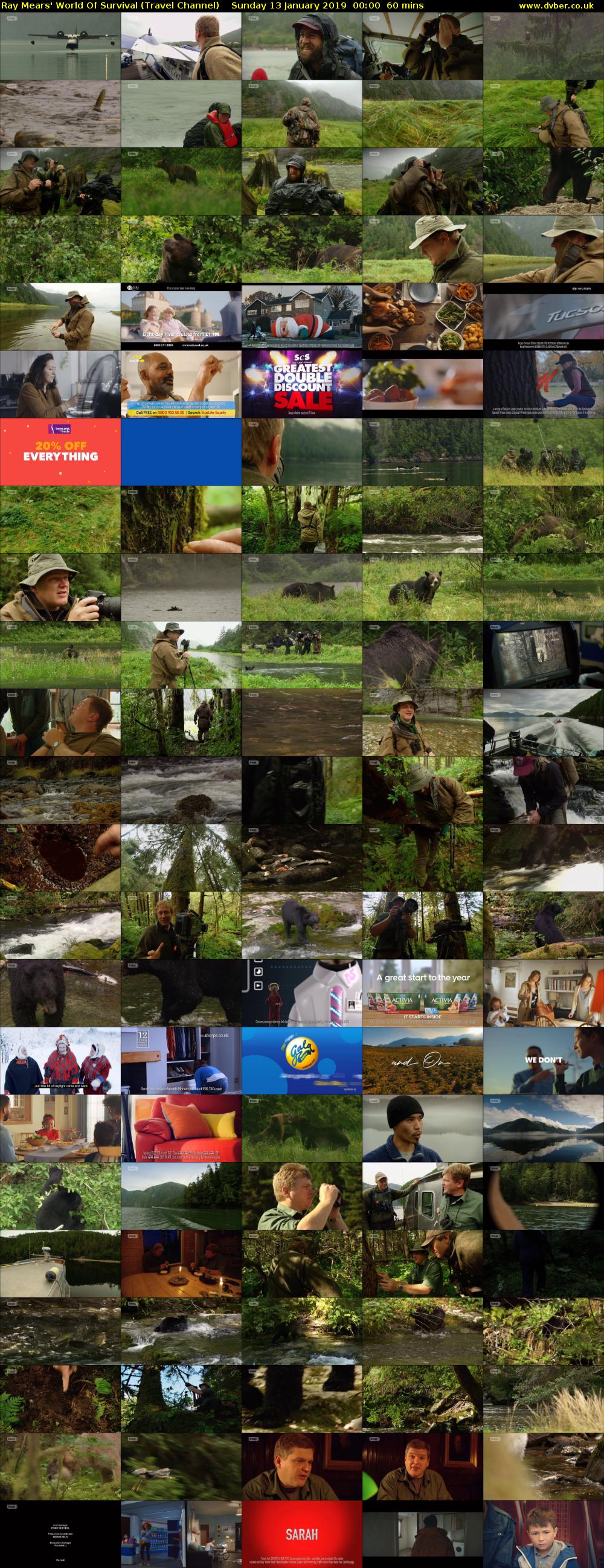 Ray Mears' World Of Survival (Travel Channel) Sunday 13 January 2019 00:00 - 01:00