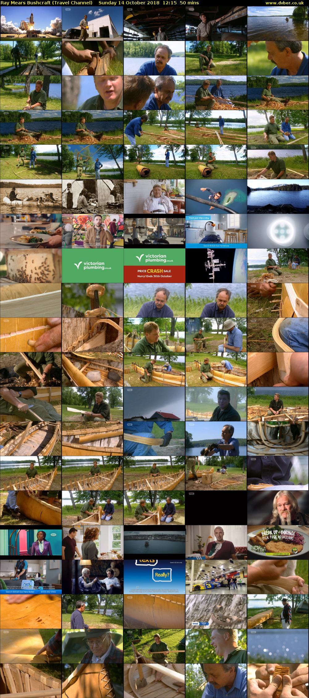Ray Mears Bushcraft (Travel Channel) Sunday 14 October 2018 12:15 - 13:05