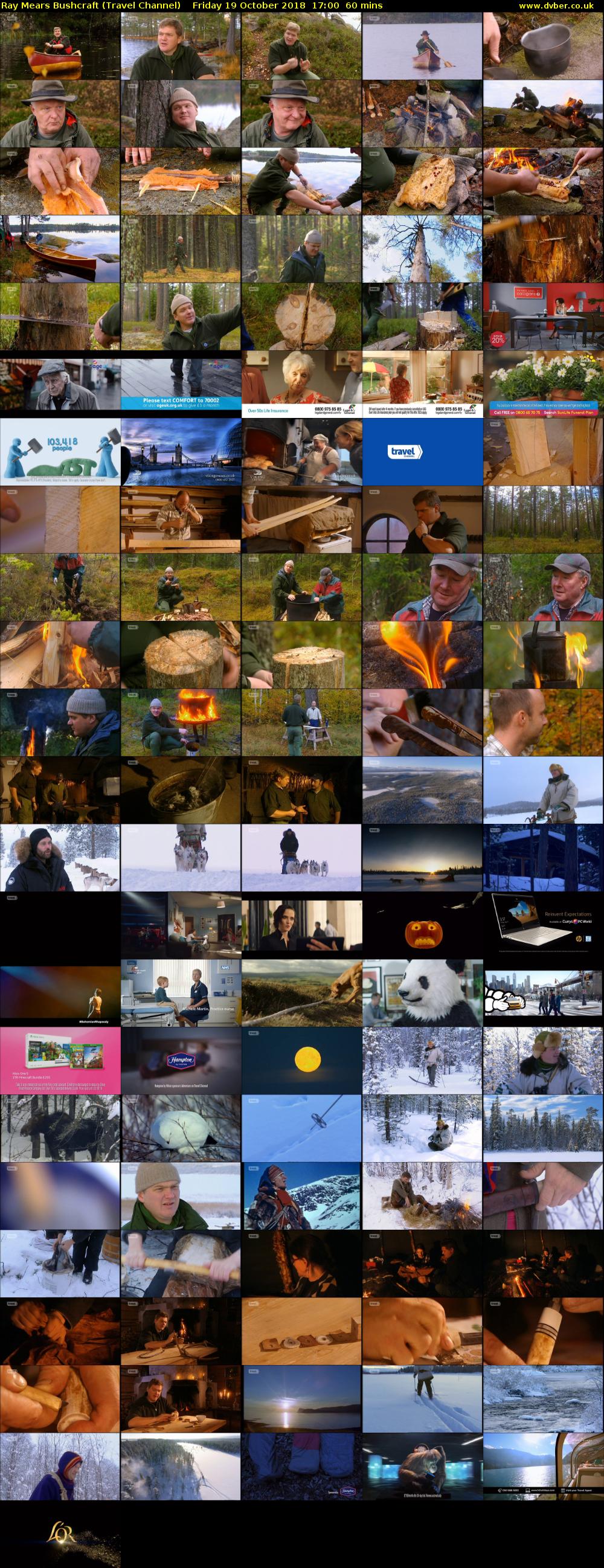 Ray Mears Bushcraft (Travel Channel) Friday 19 October 2018 17:00 - 18:00