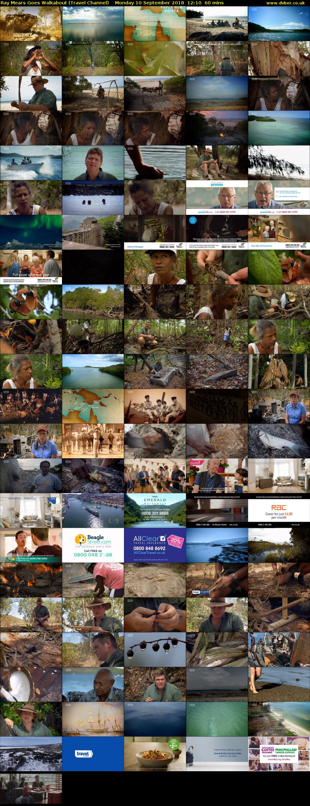 Ray Mears Goes Walkabout (Travel Channel) Monday 10 September 2018 12:10 - 13:10