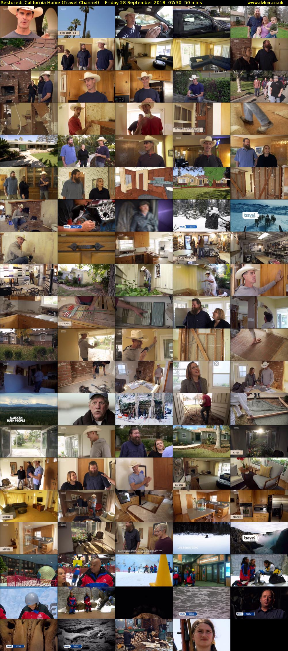 Restored: California Home (Travel Channel) Friday 28 September 2018 07:30 - 08:20