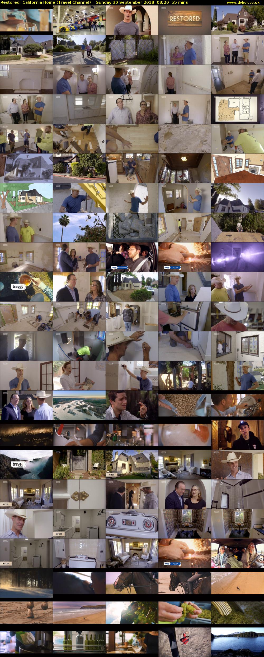 Restored: California Home (Travel Channel) Sunday 30 September 2018 08:20 - 09:15