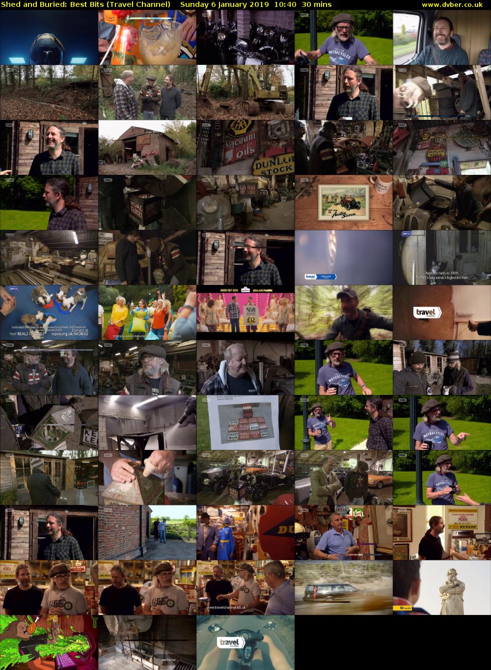 Shed and Buried: Best Bits (Travel Channel) Sunday 6 January 2019 10:40 - 11:10