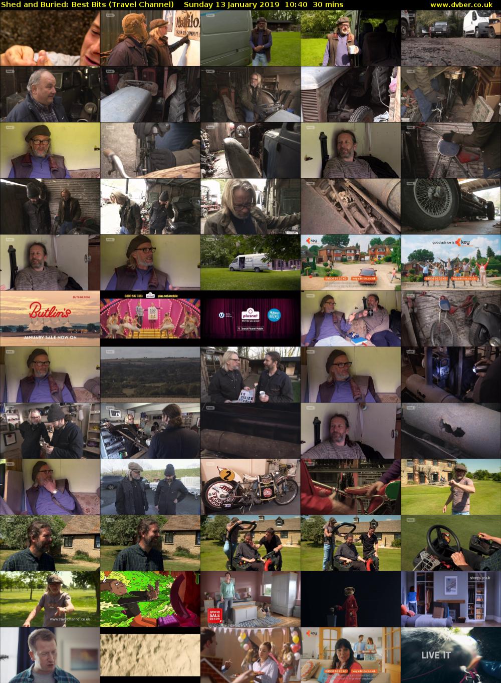 Shed and Buried: Best Bits (Travel Channel) Sunday 13 January 2019 10:40 - 11:10