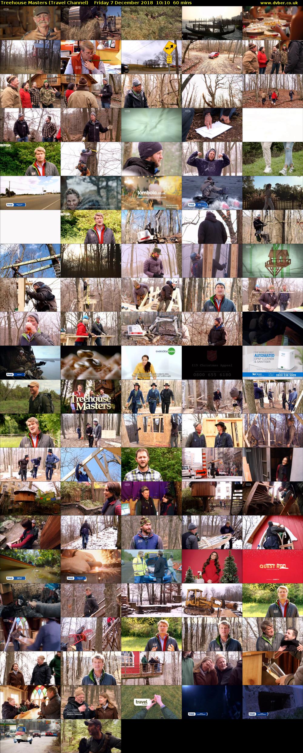 Treehouse Masters (Travel Channel) Friday 7 December 2018 10:10 - 11:10