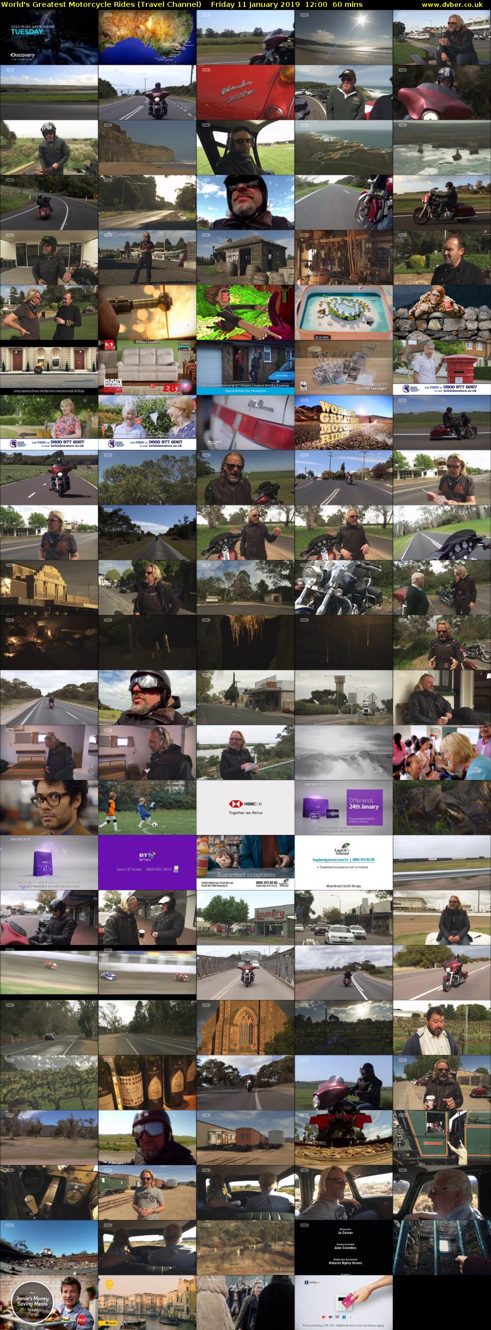 World's Greatest Motorcycle Rides (Travel Channel) Friday 11 January 2019 12:00 - 13:00