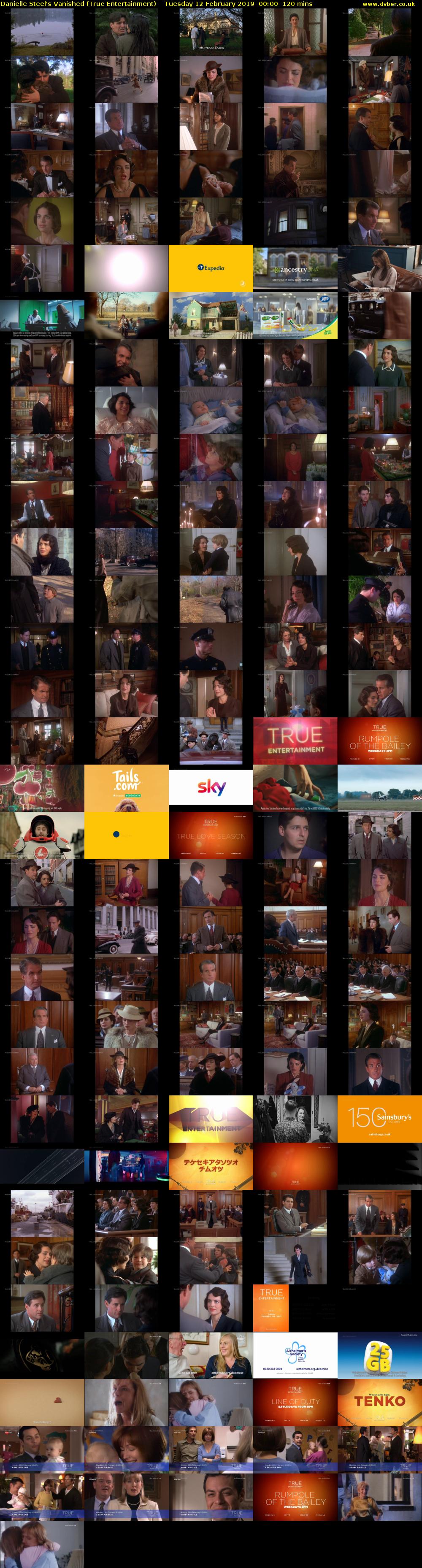 Danielle Steel's Vanished (True Entertainment) Tuesday 12 February 2019 00:00 - 02:00