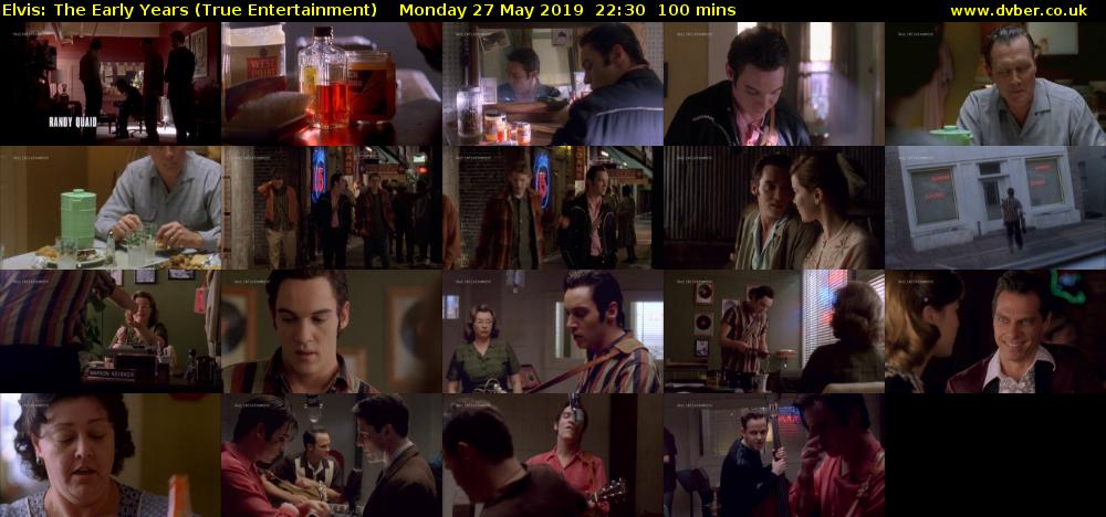 Elvis: The Early Years (True Entertainment) Monday 27 May 2019 22:30 - 00:10