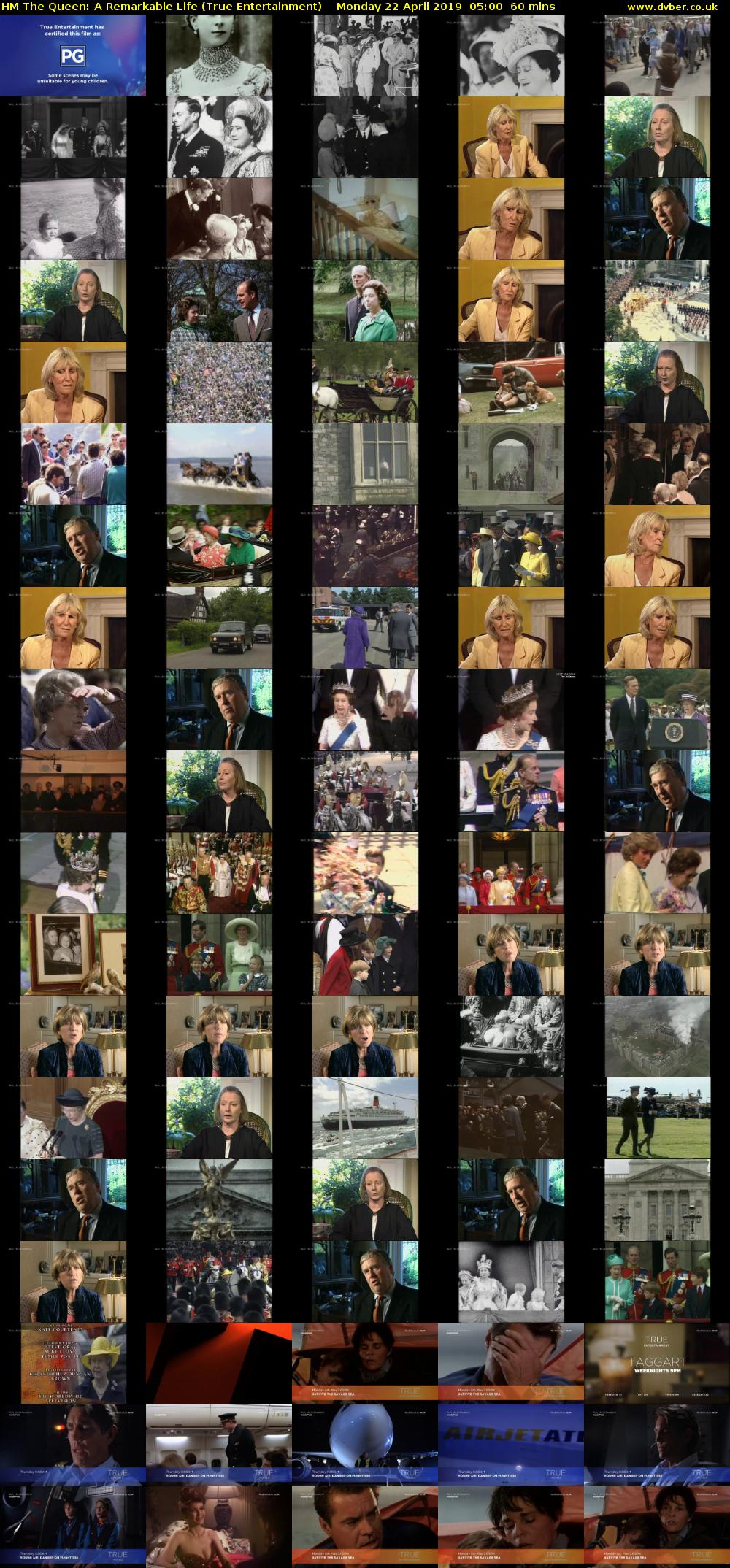 HM The Queen: A Remarkable Life (True Entertainment) Monday 22 April 2019 05:00 - 06:00