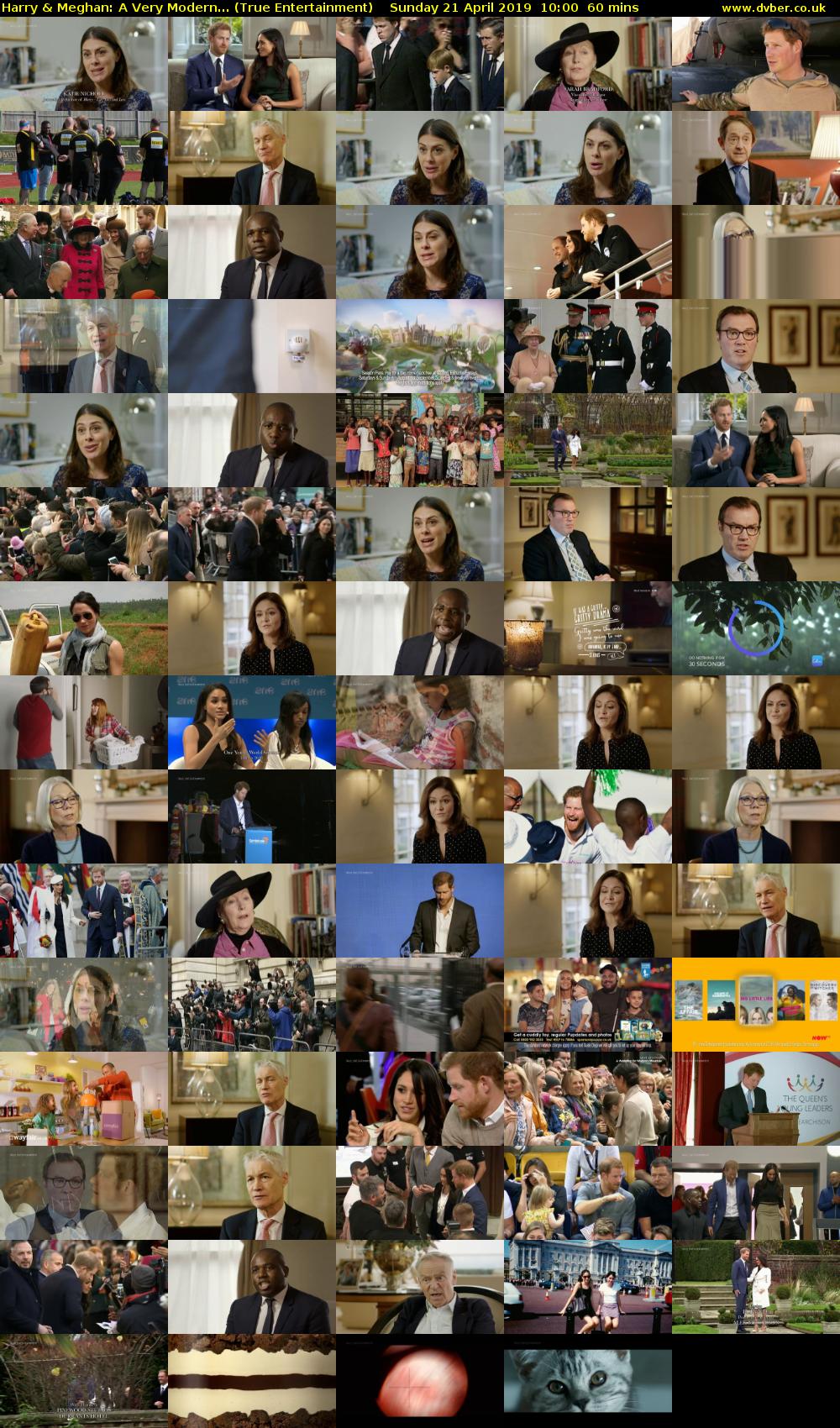 Harry & Meghan: A Very Modern... (True Entertainment) Sunday 21 April 2019 10:00 - 11:00