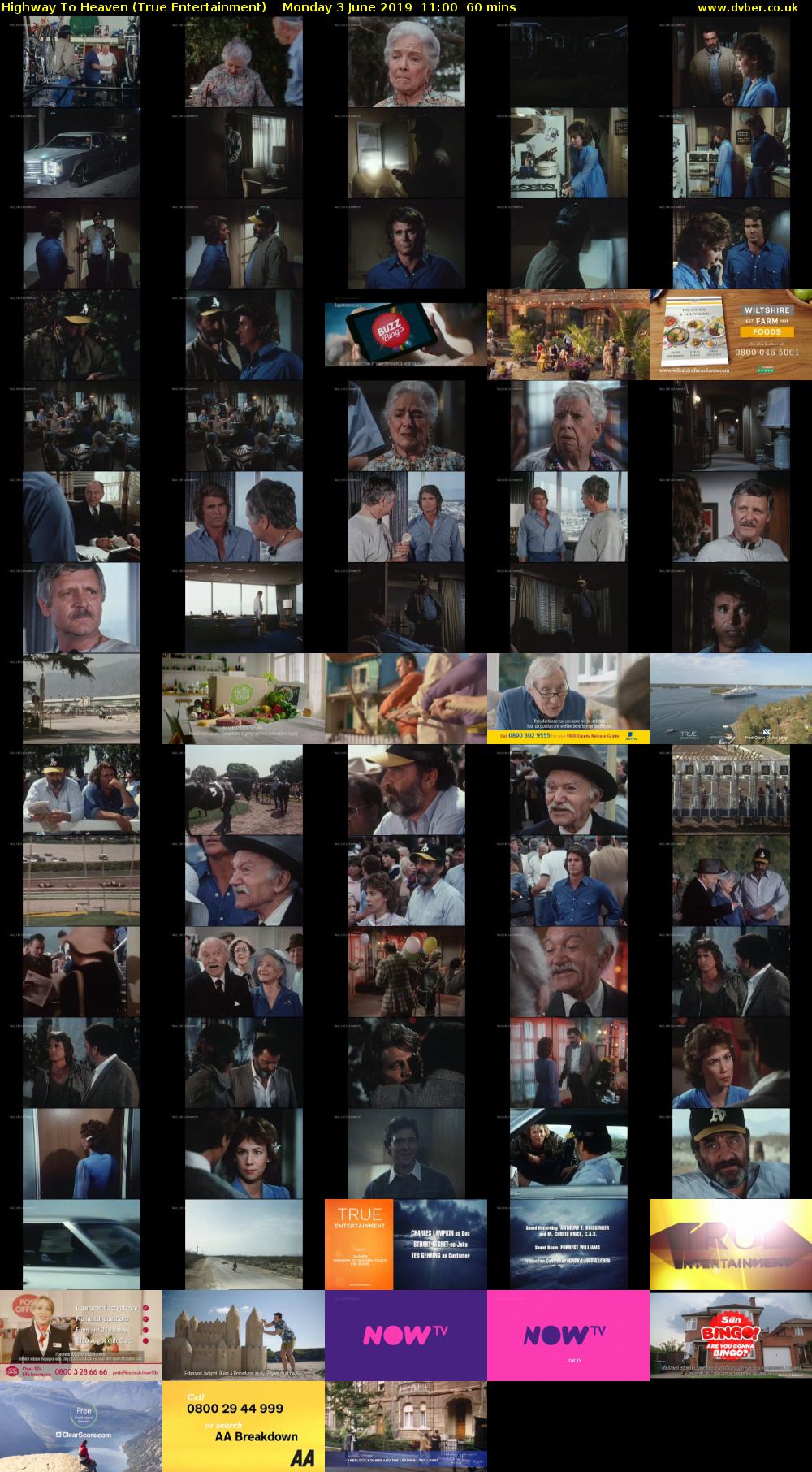 Highway To Heaven (True Entertainment) Monday 3 June 2019 11:00 - 12:00