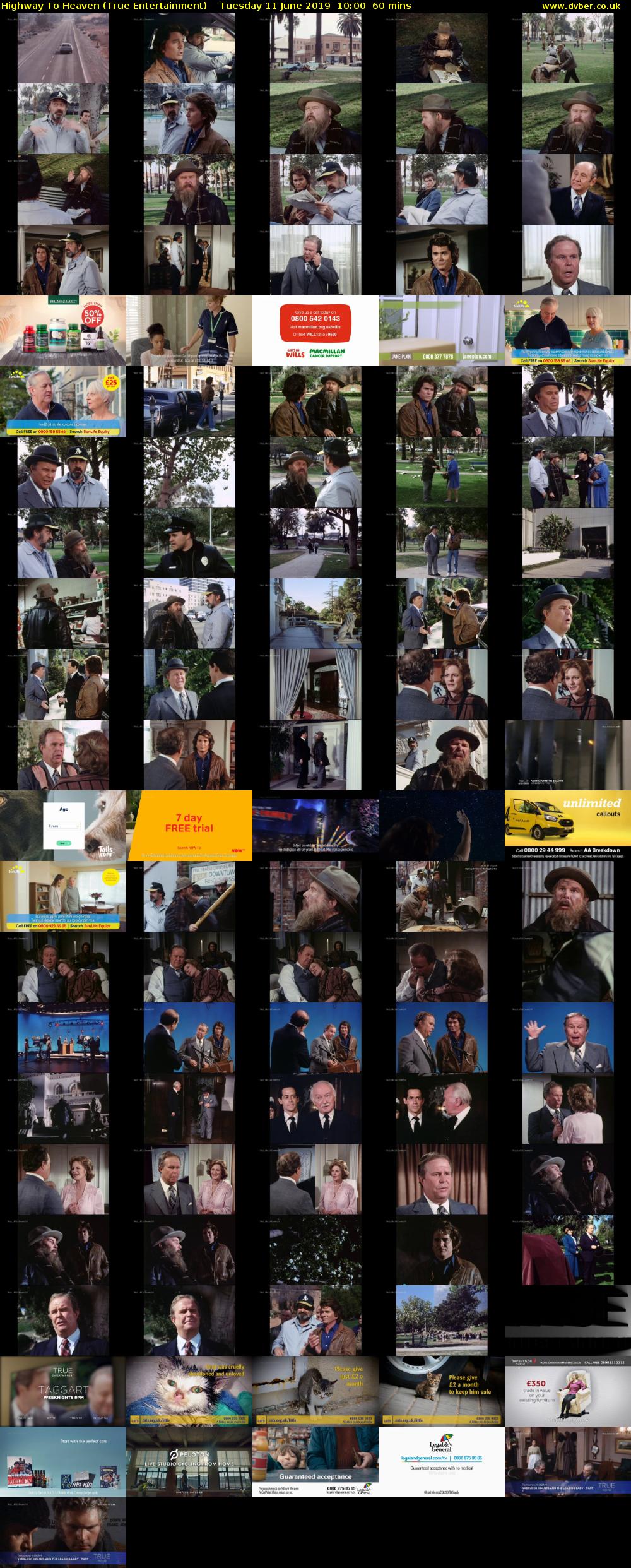 Highway To Heaven (True Entertainment) Tuesday 11 June 2019 10:00 - 11:00