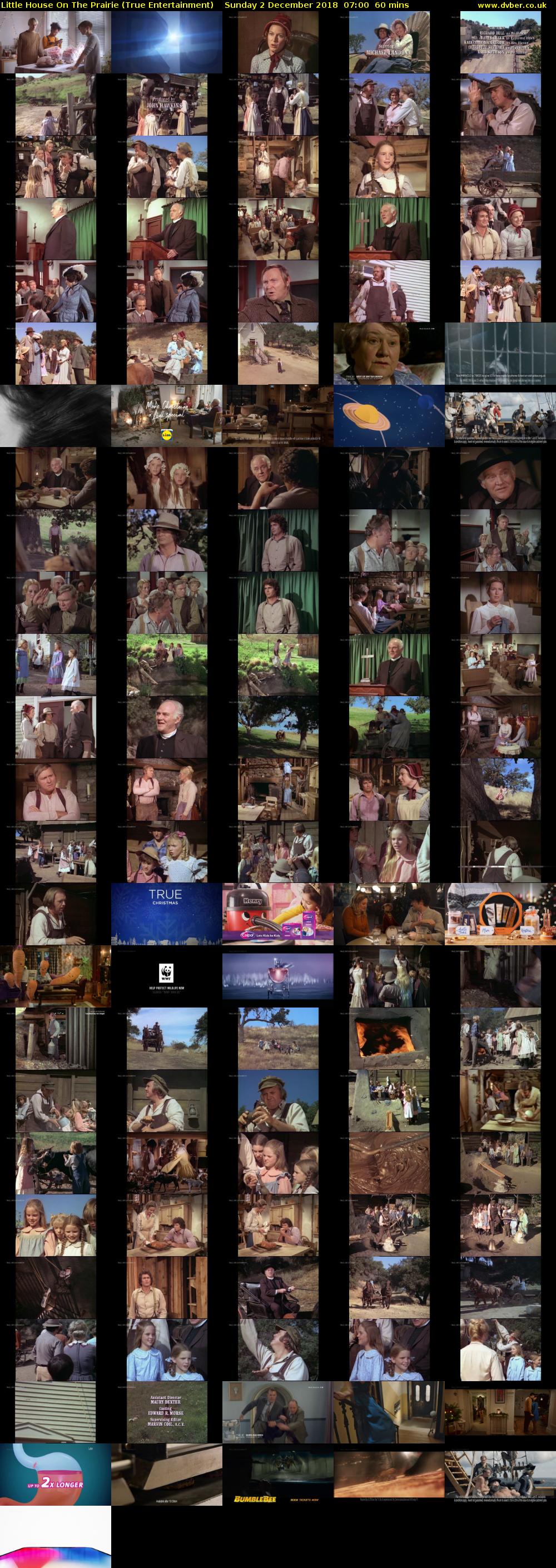 Little House On The Prairie (True Entertainment) Sunday 2 December 2018 07:00 - 08:00