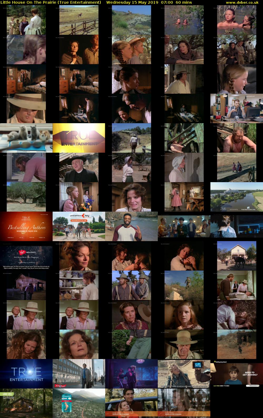 Little House On The Prairie (True Entertainment) Wednesday 15 May 2019 07:00 - 08:00