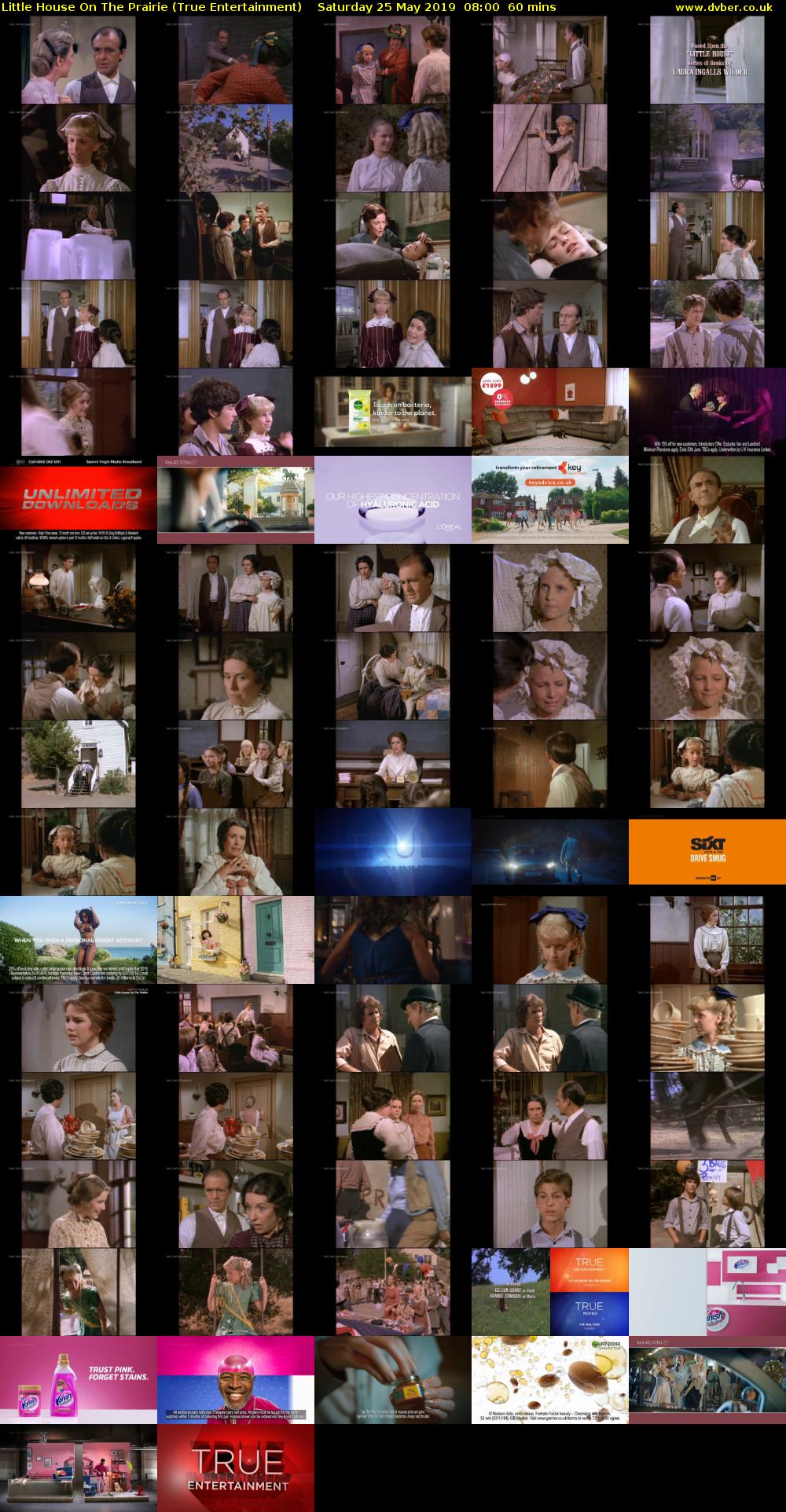 Little House On The Prairie (True Entertainment) Saturday 25 May 2019 08:00 - 09:00