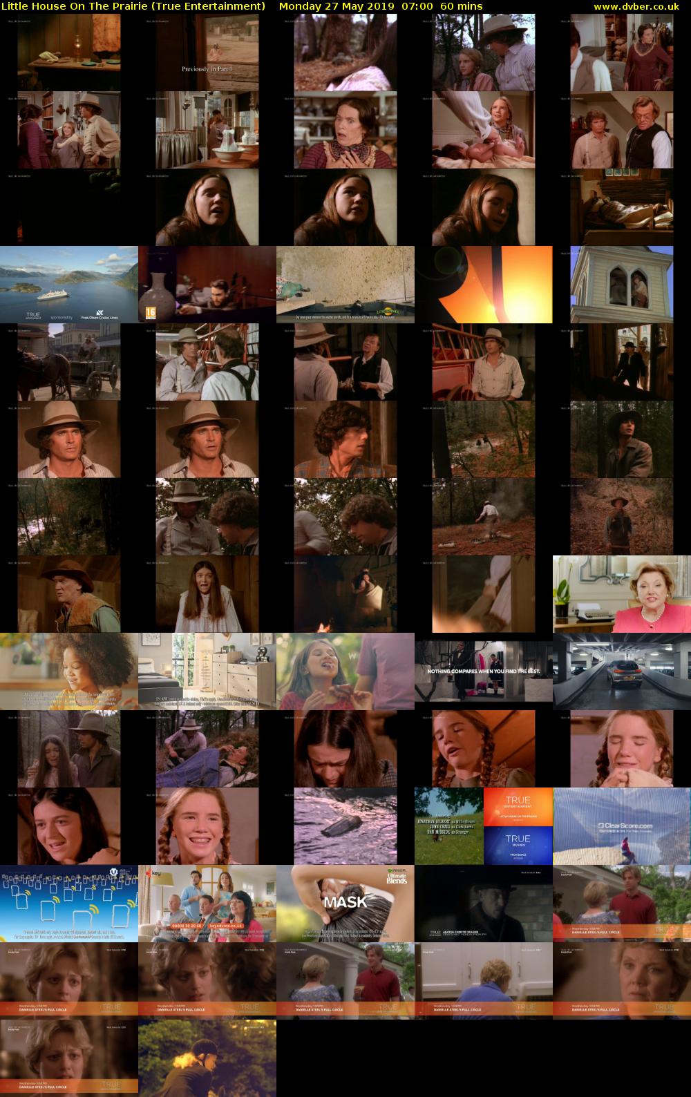 Little House On The Prairie (True Entertainment) Monday 27 May 2019 07:00 - 08:00