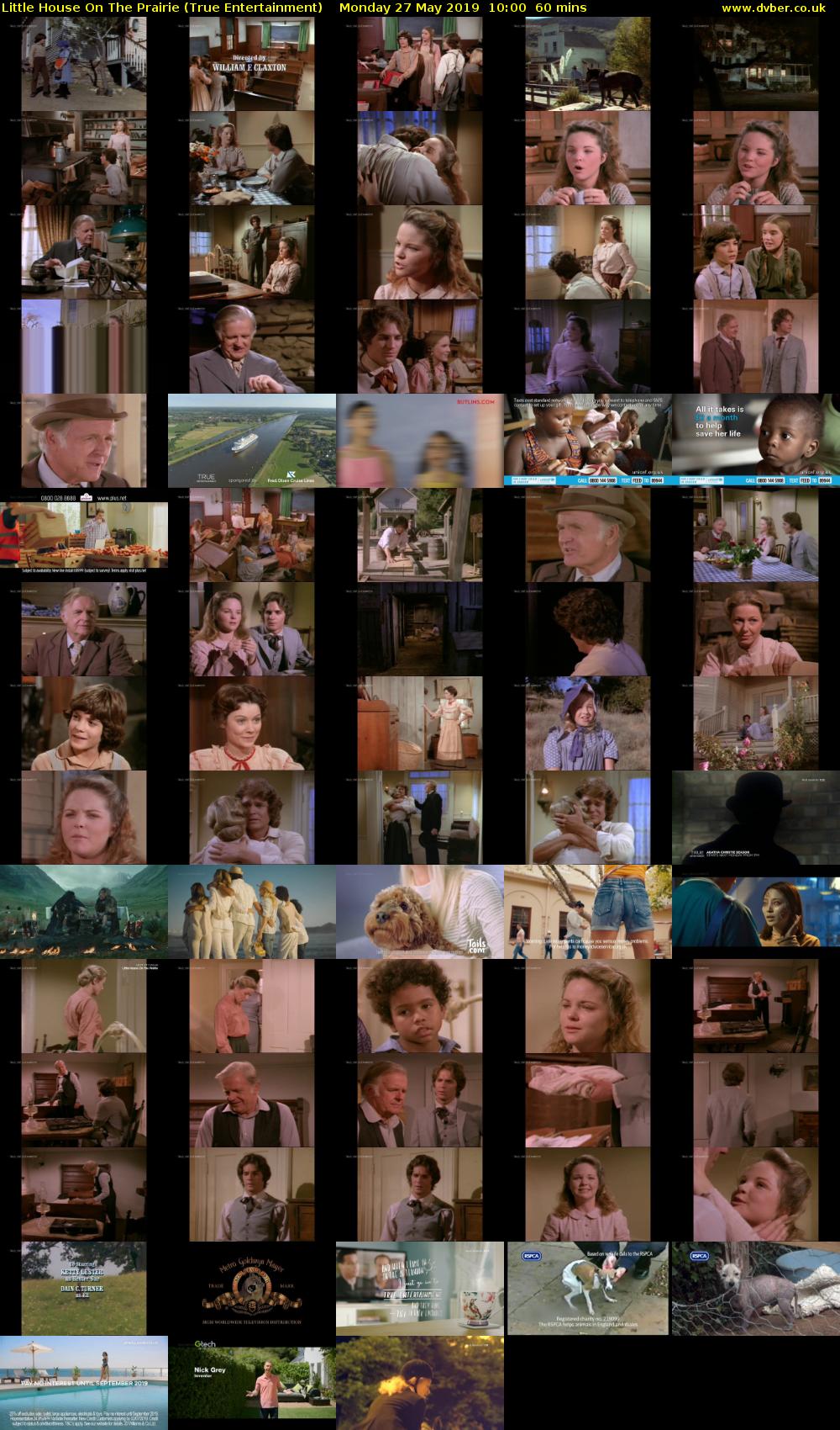 Little House On The Prairie (True Entertainment) Monday 27 May 2019 10:00 - 11:00